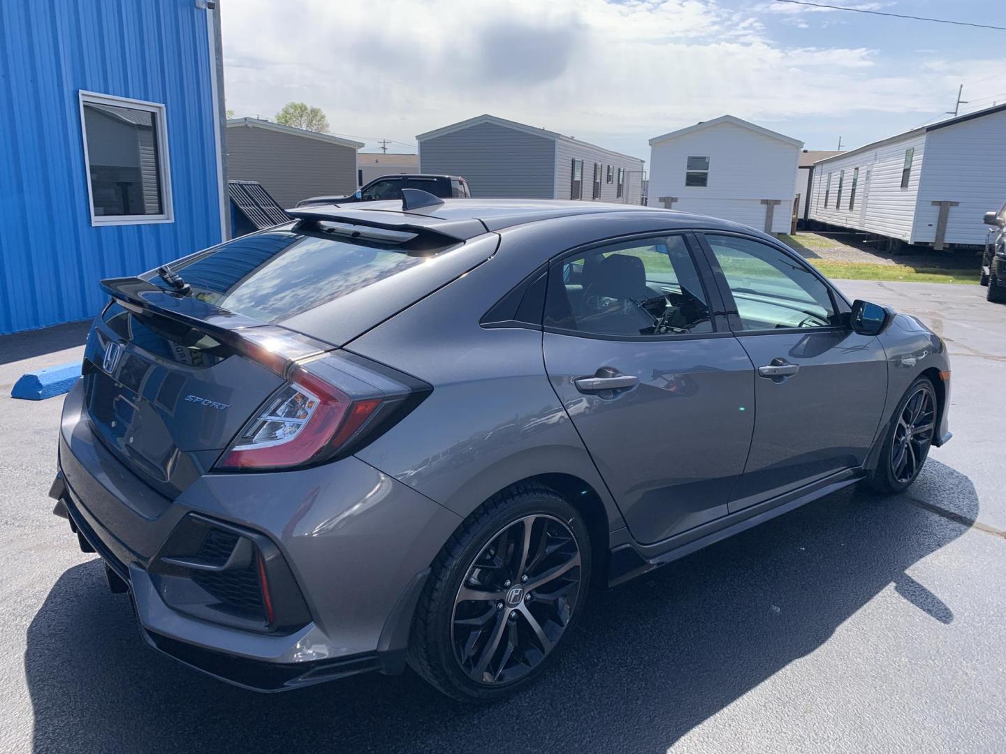 2021 GRAY /GRAY Honda Civic Sport Hatchback (SHHFK7H4XMU) with an 2.0L L4 DOHC 16V TURBO engine, Automatic transmission, located at 506 S. Kingshighway, Cape Girardeau, MO, 63703, (573) 235-5000, 37.294991, -89.553635 - 2021 Honda Civic Sport Hatchback 59,xxx miles Alarm System Bluetooth Streaming Audio Bluetooth Wireless Technology Cloth Seats Cruise Control Folding Rear Seat Power Outlet Power Windows Proximity Sensing Keyless Entry Push-Button Engine Start Rear Window Defroster Remote Control Liftga - Photo#8