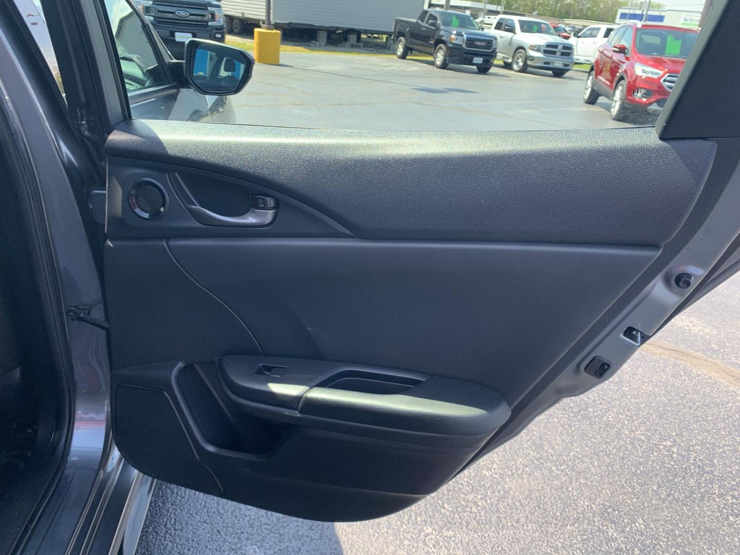 2021 GRAY /GRAY Honda Civic Sport Hatchback (SHHFK7H4XMU) with an 2.0L L4 DOHC 16V TURBO engine, Automatic transmission, located at 506 S. Kingshighway, Cape Girardeau, MO, 63703, (573) 235-5000, 37.294991, -89.553635 - 2021 Honda Civic Sport Hatchback 59,xxx miles Alarm System Bluetooth Streaming Audio Bluetooth Wireless Technology Cloth Seats Cruise Control Folding Rear Seat Power Outlet Power Windows Proximity Sensing Keyless Entry Push-Button Engine Start Rear Window Defroster Remote Control Liftga - Photo#12