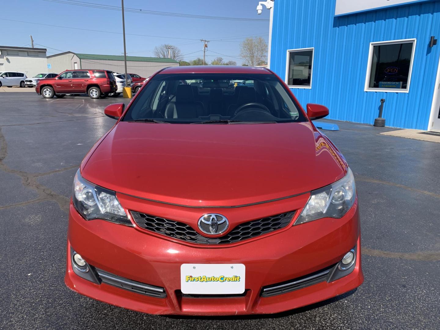 2012 RED /BLACK Toyota Camry SE (4T1BF1FK9CU) with an 2.5L L4 DOHC 16V engine, Automatic transmission, located at 506 S. Kingshighway, Cape Girardeau, MO, 63703, (573) 235-5000, 37.294991, -89.553635 - 2012 Toyota Camry SE 151,xxx miles Cruise Bluetooth USB Power Windows/Locks/Mirrors We have financing available and we accept trades! Fill out a credit application on our website or come by today! If you have any questions, give us a call at (573) 235-5000 or visit our website at firstautoc - Photo#1