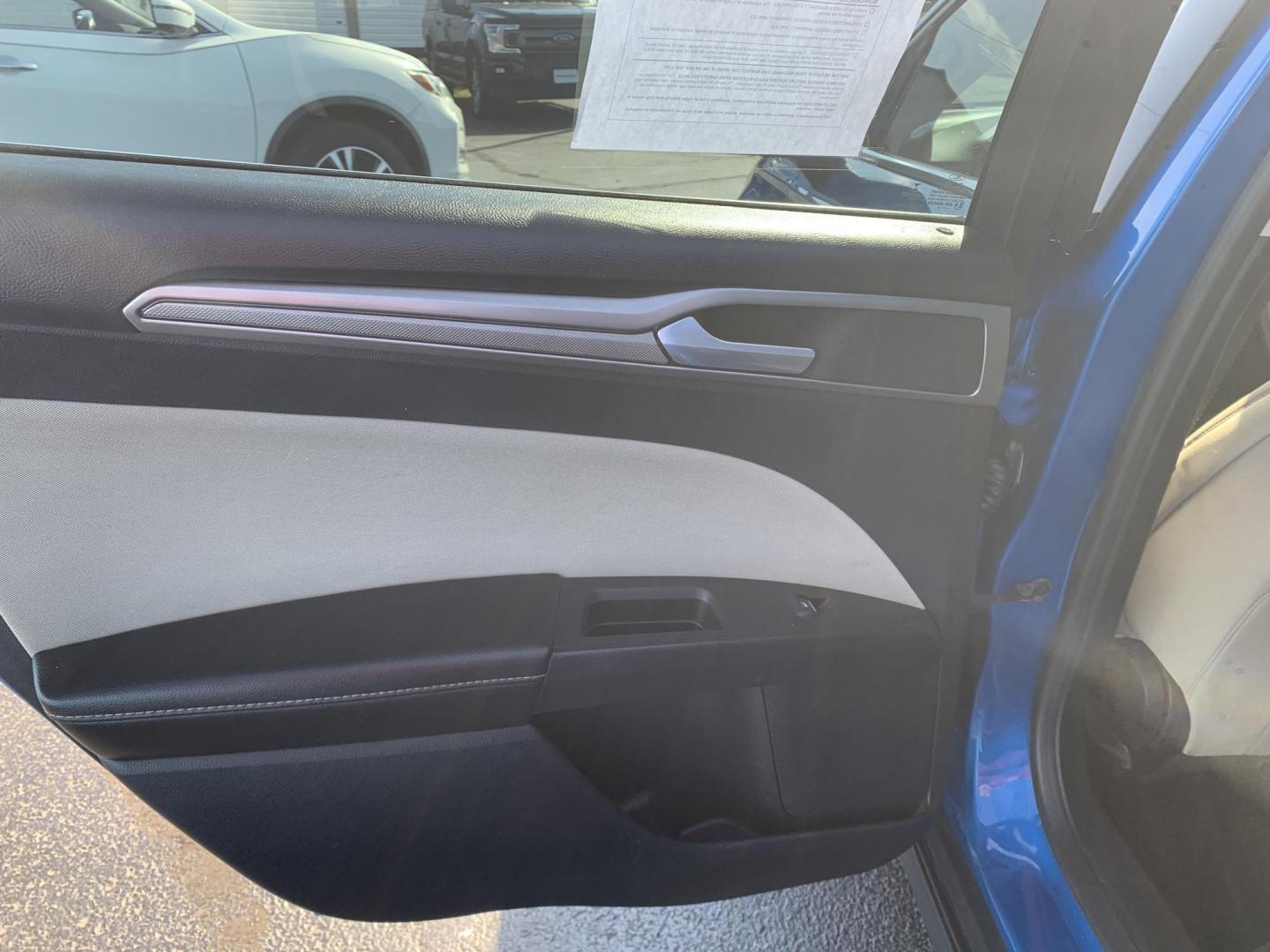 2020 BLUE /TAN Ford Fusion S (3FA6P0G74LR) with an 2.5L L4 DOHC 16V engine, Automatic transmission, located at 506 S. Kingshighway, Cape Girardeau, MO, 63703, (573) 235-5000, 37.294991, -89.553635 - 2020 Ford Fusion S 112,xxx miles 12V Power Outlet Alarm System Bluetooth Wireless Technology Cloth Seats Cruise Control Folding Rear Seat Hands Free Phone Power Windows/Locks/Mirrors Push-Button Engine Start Rear Window Defroster Remote Control Liftgate/Trunk Release Remote Keyless Entr - Photo#14