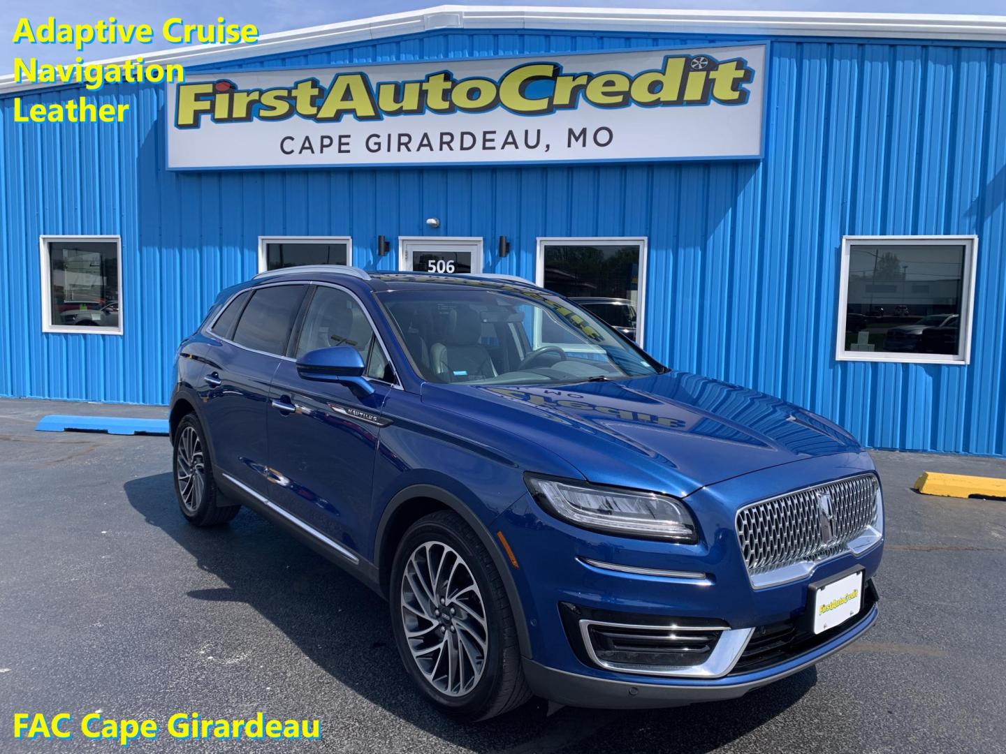 2020 BLUE /GRAY Lincoln Nautilus Reserve (2LMPJ6K90LB) with an 2.0L L4 DOHC 16V engine, Automatic transmission, located at 506 S. Kingshighway, Cape Girardeau, MO, 63703, (573) 235-5000, 37.294991, -89.553635 - 2020 Lincoln Nautilus Reserve 122,xxx miles Adaptive Cruise Heated and Cooled Seats Leather Backup Camera Sunroof Blind Spot Monitor Rear Heated Seats We have financing available and we accept trades! Fill out a credit application on our website or come by today! If you have any question - Photo#0