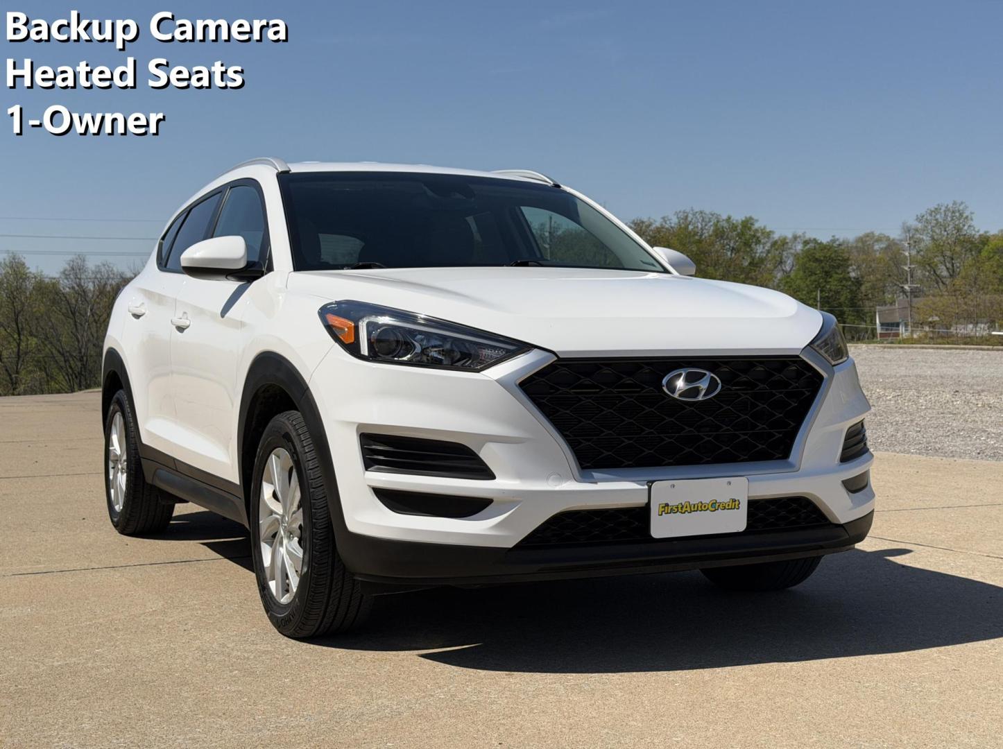 2019 WHITE /Gray Hyundai Tucson Value (KM8J33A42KU) with an 2.0L 4 Cyl. engine, Automatic transmission, located at 2990 Old Orchard Rd., Jackson, MO, 63755, 37.354214, -89.612106 - 2019 Hyundai Tucson Value 1-Owner 61xxx miles Front Wheel Drive 2.0L 4 Cyl. Automatic Backup Camera Power Driver Seat Bluetooth Cruise Power Windows/Locks/Mirrors We have financing available and we accept trades! Fill out a credit application on our website or come by today! If you have - Photo#0
