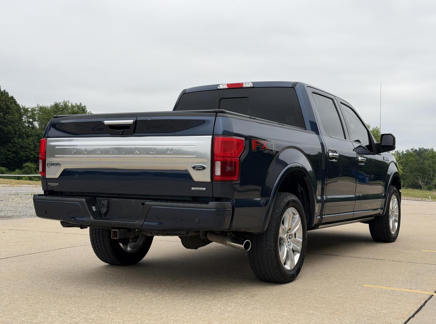 2018 NAVY /Black Ford F-150 Platinum SuperCrew 5.5-ft. Bed 4WD (1FTEW1EG1JF) with an 3.5L V6 TURBO engine, Automatic transmission, located at 2990 Old Orchard Rd., Jackson, MO, 63755, 37.354214, -89.612106 - 2018 Ford F-150 Platinum 134xxx miles 4x4 3.5L V6 Automatic Leather Navigation Power/Heated/Cooled Seats Heated Rear Seats Heated Steering Wheel Backup Camera Sunroof Bluetooth Remote Start Cruise Power Windows/Locks/Mirrors We have financing available and we accept trades! Fill out - Photo#13
