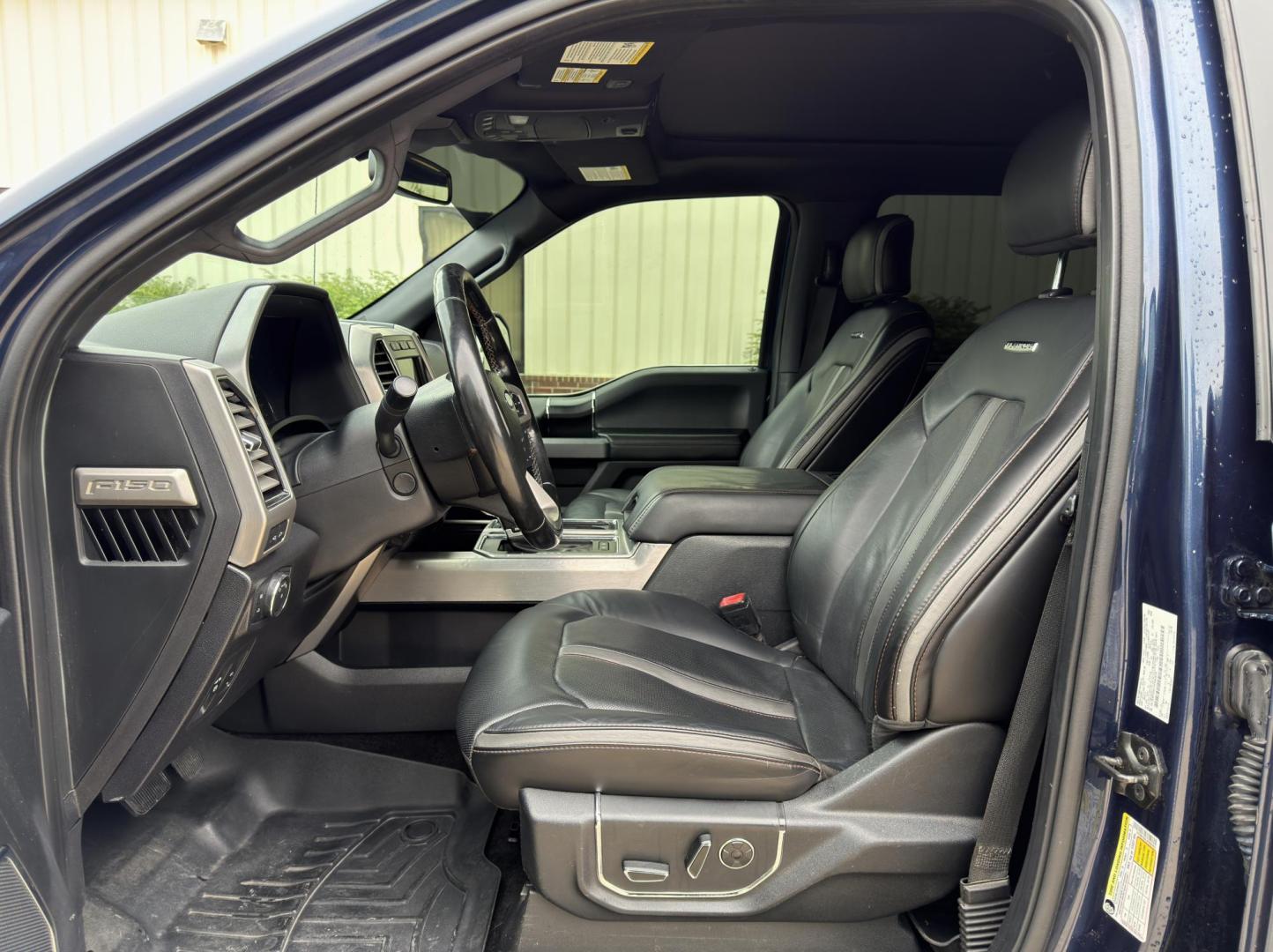 2018 NAVY /Black Ford F-150 Platinum SuperCrew 5.5-ft. Bed 4WD (1FTEW1EG1JF) with an 3.5L V6 TURBO engine, Automatic transmission, located at 2990 Old Orchard Rd., Jackson, MO, 63755, 37.354214, -89.612106 - 2018 Ford F-150 Platinum 134xxx miles 4x4 3.5L V6 Automatic Leather Navigation Power/Heated/Cooled Seats Heated Rear Seats Heated Steering Wheel Backup Camera Sunroof Bluetooth Remote Start Cruise Power Windows/Locks/Mirrors We have financing available and we accept trades! Fill out - Photo#18