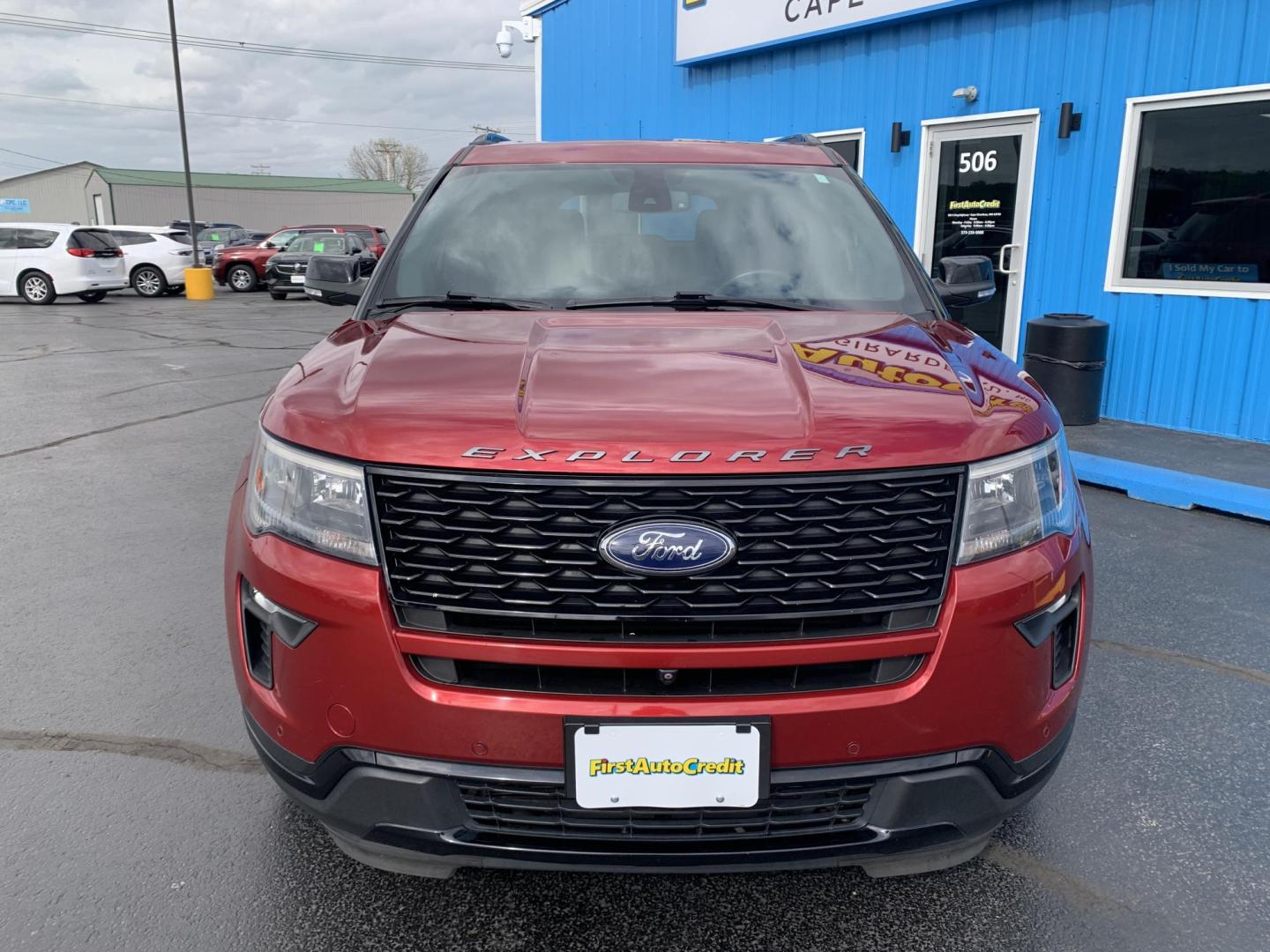 2018 MAROON /BLACK Ford Explorer Sport 4WD (1FM5K8GT8JG) with an 3.5L V6 DOHC 24V engine, Automatic transmission, located at 506 S. Kingshighway, Cape Girardeau, MO, 63703, (573) 235-5000, 37.294991, -89.553635 - 2018 Ford Explorer Sport 4WD 94,xxx miles One Owner 4 Wheel Drive Navigation Heated Steering Wheel Adaptive Cruise Bluetooth Backup Camera Sunroof Leather Seats Heated and Cooled Seats Power Windows/Locks/Mirrors Remote Start We have financing available and we accept trades! Fill out - Photo#1