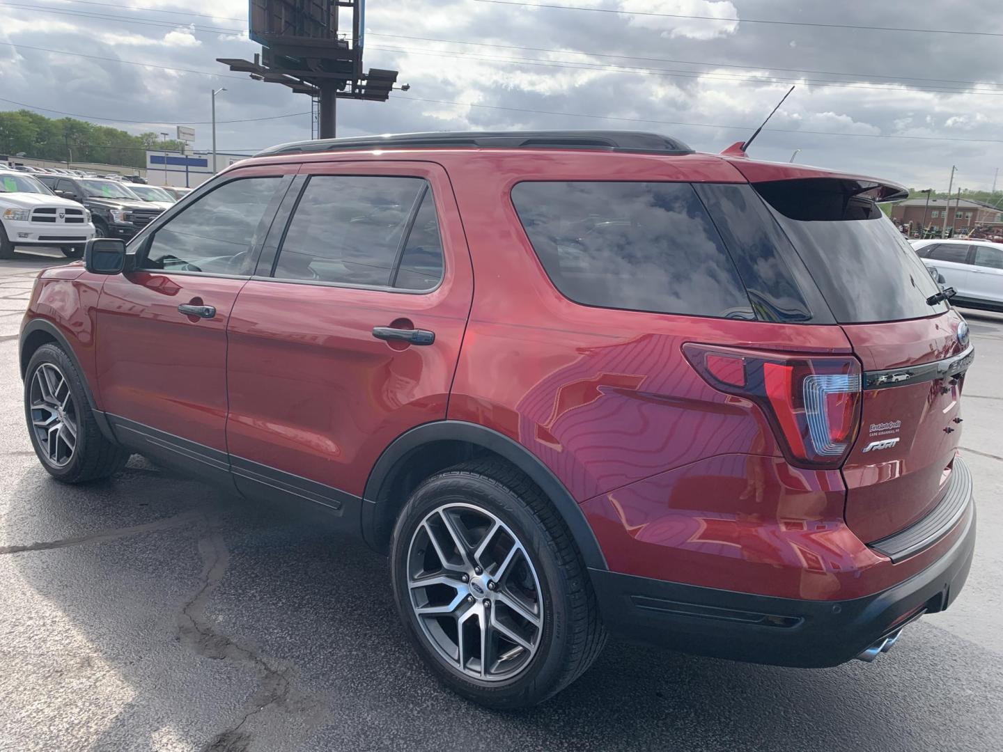 2018 MAROON /BLACK Ford Explorer Sport 4WD (1FM5K8GT8JG) with an 3.5L V6 DOHC 24V engine, Automatic transmission, located at 506 S. Kingshighway, Cape Girardeau, MO, 63703, (573) 235-5000, 37.294991, -89.553635 - 2018 Ford Explorer Sport 4WD 94,xxx miles One Owner 4 Wheel Drive Navigation Heated Steering Wheel Adaptive Cruise Bluetooth Backup Camera Sunroof Leather Seats Heated and Cooled Seats Power Windows/Locks/Mirrors Remote Start We have financing available and we accept trades! Fill out - Photo#5