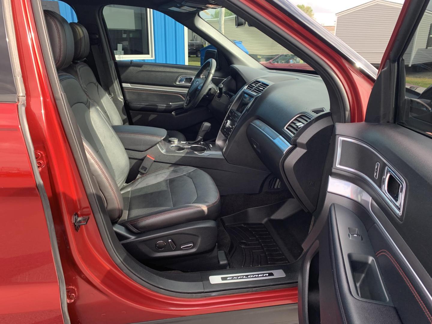 2018 MAROON /BLACK Ford Explorer Sport 4WD (1FM5K8GT8JG) with an 3.5L V6 DOHC 24V engine, Automatic transmission, located at 506 S. Kingshighway, Cape Girardeau, MO, 63703, (573) 235-5000, 37.294991, -89.553635 - 2018 Ford Explorer Sport 4WD 94,xxx miles One Owner 4 Wheel Drive Navigation Heated Steering Wheel Adaptive Cruise Bluetooth Backup Camera Sunroof Leather Seats Heated and Cooled Seats Power Windows/Locks/Mirrors Remote Start We have financing available and we accept trades! Fill out - Photo#13