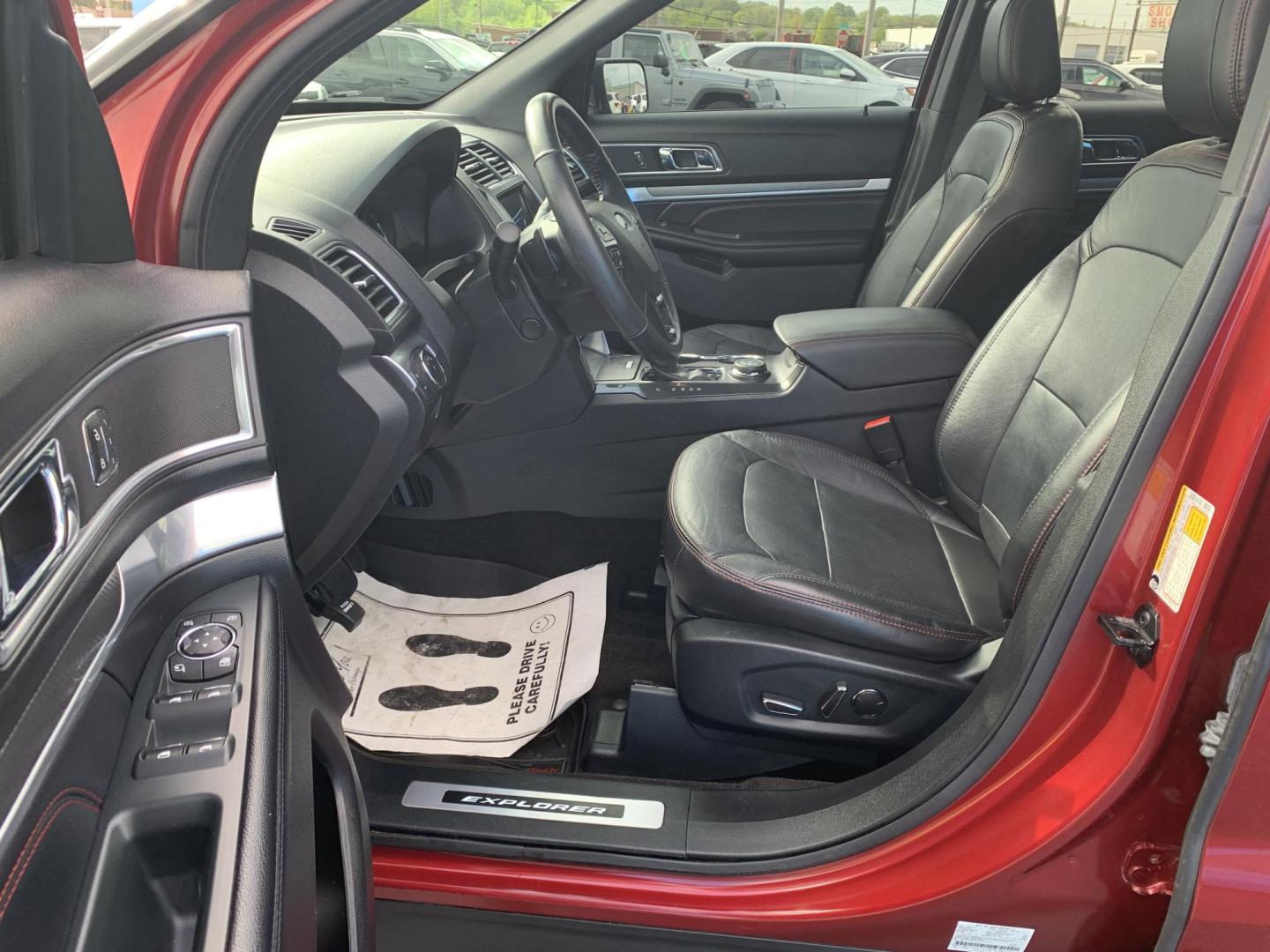 2018 MAROON /BLACK Ford Explorer Sport 4WD (1FM5K8GT8JG) with an 3.5L V6 DOHC 24V engine, Automatic transmission, located at 506 S. Kingshighway, Cape Girardeau, MO, 63703, (573) 235-5000, 37.294991, -89.553635 - 2018 Ford Explorer Sport 4WD 94,xxx miles One Owner 4 Wheel Drive Navigation Heated Steering Wheel Adaptive Cruise Bluetooth Backup Camera Sunroof Leather Seats Heated and Cooled Seats Power Windows/Locks/Mirrors Remote Start We have financing available and we accept trades! Fill out - Photo#22