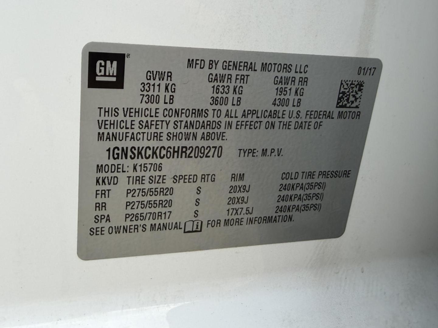 2017 WHITE /Black Chevrolet Tahoe Premier 4WD (1GNSKCKC6HR) with an 5.3L V8 engine, Automatic transmission, located at 2990 Old Orchard Rd., Jackson, MO, 63755, 37.354214, -89.612106 - 2017 Chevrolet Tahoe 1500 Premier 124xxx miles 4 Wheel Drive 5.3L V8 Automatic Leather 3rd Row Rear Entertainment Navigation Power/Heated/Cooled Seats Heated Rear Seats Heated Steering Wheel Backup Camera Sunroof Bluetooth Heads Up Display Power Running Boards Remote Start Cruise - Photo#61