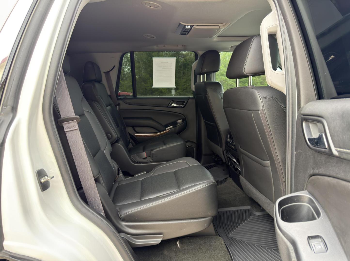 2017 WHITE /Black Chevrolet Tahoe Premier 4WD (1GNSKCKC6HR) with an 5.3L V8 engine, Automatic transmission, located at 2990 Old Orchard Rd., Jackson, MO, 63755, 37.354214, -89.612106 - 2017 Chevrolet Tahoe 1500 Premier 124xxx miles 4 Wheel Drive 5.3L V8 Automatic Leather 3rd Row Rear Entertainment Navigation Power/Heated/Cooled Seats Heated Rear Seats Heated Steering Wheel Backup Camera Sunroof Bluetooth Heads Up Display Power Running Boards Remote Start Cruise - Photo#24