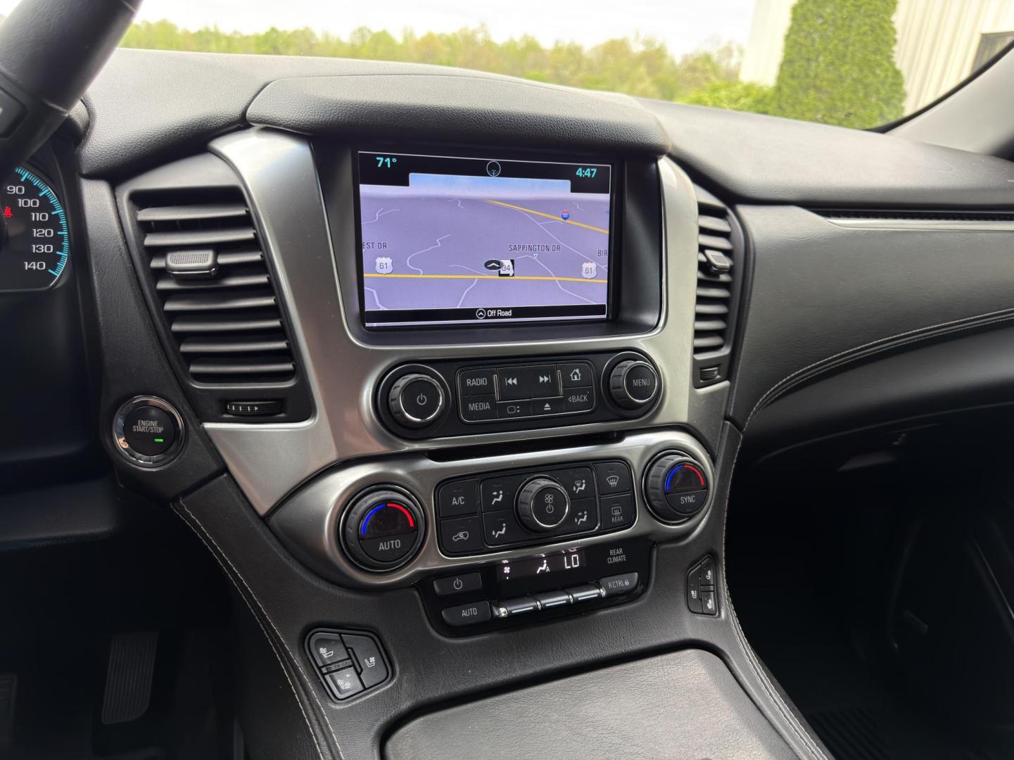 2017 WHITE /Black Chevrolet Tahoe Premier 4WD (1GNSKCKC6HR) with an 5.3L V8 engine, Automatic transmission, located at 2990 Old Orchard Rd., Jackson, MO, 63755, 37.354214, -89.612106 - 2017 Chevrolet Tahoe 1500 Premier 124xxx miles 4 Wheel Drive 5.3L V8 Automatic Leather 3rd Row Rear Entertainment Navigation Power/Heated/Cooled Seats Heated Rear Seats Heated Steering Wheel Backup Camera Sunroof Bluetooth Heads Up Display Power Running Boards Remote Start Cruise - Photo#36