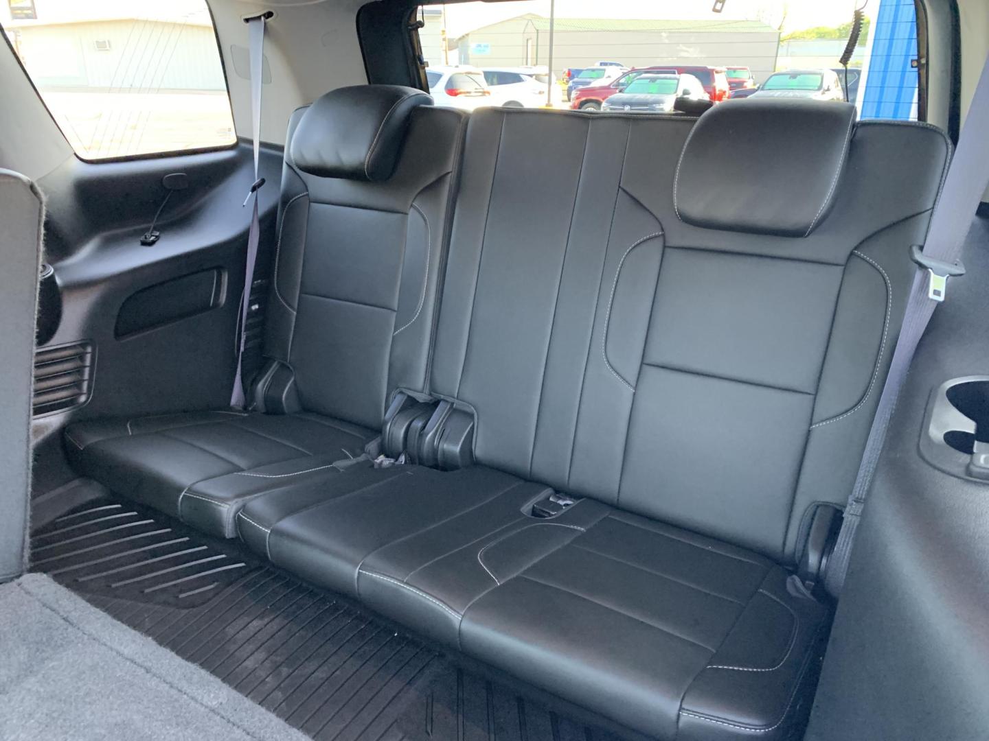 2015 WHITE /BLACK Chevrolet Tahoe LT 4WD (1GNSKBKC9FR) with an 5.3L V8 OHV 16V engine, Automatic transmission, located at 506 S. Kingshighway, Cape Girardeau, MO, 63703, (573) 235-5000, 37.294991, -89.553635 - 2015 Chevrolet Tahoe LT 4WD 129,xxx Miles 3rd. Row Leather Seats Heated Seats Power Lift gate Adaptive Cruise Bluetooth Bose Stereo Power Windows/Locks/Mirrors Remote Start 4 Wheel Drive We have financing available and we accept trades! Fill out a credit application on our website or com - Photo#19