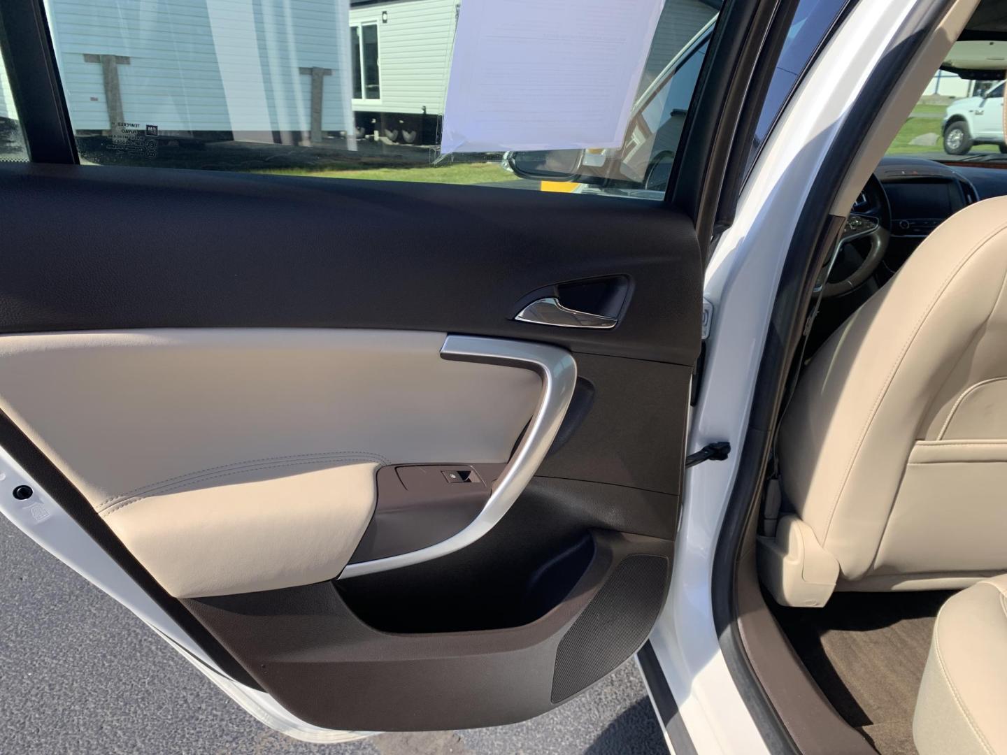 2016 WHITE /TAN Buick Regal Turbo FWD (2G4GK5EXXG9) with an 2.0L L4 DOHC 16V TURBO engine, Automatic transmission, located at 506 S. Kingshighway, Cape Girardeau, MO, 63703, (573) 235-5000, 37.294991, -89.553635 - 2016 Buick Regal Turbo FWD 100,xxx miles One Owner Heated Leather Seats Sunroof Cruise Bluetooth Remote Start Backup Camera Front wheel drive We have financing available and we accept trades! Fill out a credit application on our website or come by today! If you have any questions, give - Photo#15