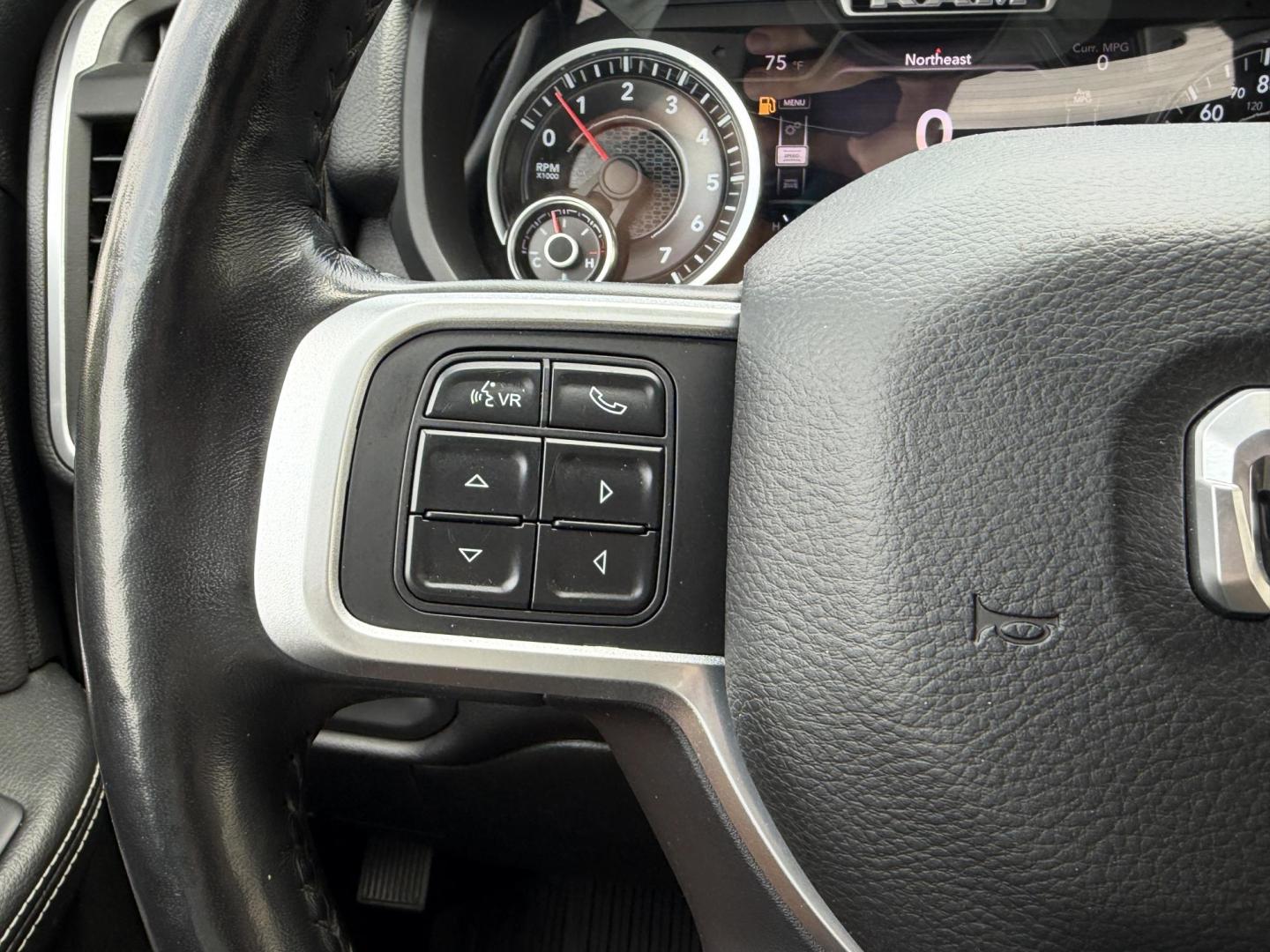 2019 BLACK /Gray RAM 2500 Big Horn Crew Cab 4WD (3C6UR5DJ2KG) with an 6.4L V8 engine, Automatic transmission, located at 2990 Old Orchard Rd., Jackson, MO, 63755, 37.354214, -89.612106 - 2019 Ram 2500HD Big Horn 65xxx miles 4x4 6.4L V8 Automatic Backup Camera Power Driver Seat Heated Seats Heated Steering Wheel Bluetooth Remote Start Cruise Power Windows/Locks/Mirrors We have financing available and we accept trades! Fill out a credit application on our website or come - Photo#24