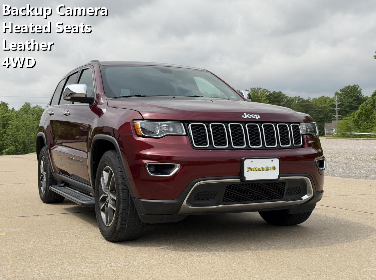 2017 MAROON /Black Jeep Grand Cherokee Limited 4WD (1C4RJFBG6HC) with an 3.6L V6 engine, Automatic transmission, located at 2990 Old Orchard Rd., Jackson, MO, 63755, 37.354214, -89.612106 - 2017 Jeep Grand Cherokee Limited 125xxx miles 4 Wheel Drive 3.6L V6 Automatic Leather Backup Camera Power/Heated Seats Heated Rear Seats Heated Steering Wheel Bluetooth Remote Start Cruise Power Windows/Locks/Mirrors We have financing available and we accept trades! Fill out a credit a - Photo#0