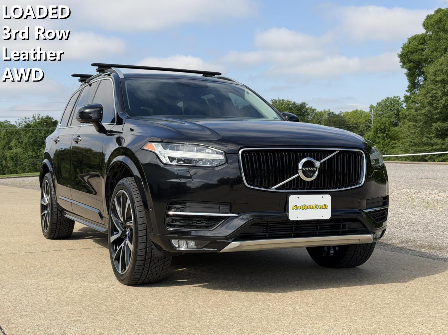 2018 BLACK /Black Volvo XC90 T6 Momentum AWD (YV4A22PK3J1) with an 2.0L 4 Cyl. engine, Automatic transmission, located at 2990 Old Orchard Rd., Jackson, MO, 63755, 37.354214, -89.612106 - 2018 Volvo XC90 T6 Momentum 108xxx miles All Wheel Drive 2.0L 4 Cyl. Automatic Leather 3rd Row Navigation Power/Heated Seats Heated Steering Wheel Backup Camera Sunroof Bluetooth Cruise Power Windows/Locks/Mirrors We have financing available and we accept trades! Fill out a credit app - Photo#0