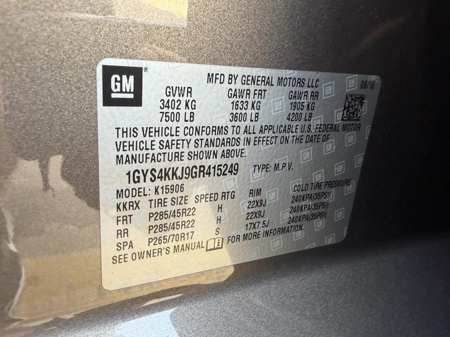 2016 BROWN /Brown Cadillac Escalade ESV Platinum 4WD (1GYS4KKJ9GR) with an 6.2L V8 engine, Automatic transmission, located at 2990 Old Orchard Rd., Jackson, MO, 63755, 37.354214, -89.612106 - 2016 Cadillac Escalade ESV Platinum 87xxx miles 4 Wheel Drive 6.2L V8 Automatic Leather 3rd Row Rear Entertainment Navigation Power/Heated/Cooled Seats Heated Rear Seats Heated Steering Wheel Backup Camera Sunroof Bluetooth Power Running Boards Remote Start Cruise Power Windows/Loc - Photo#64