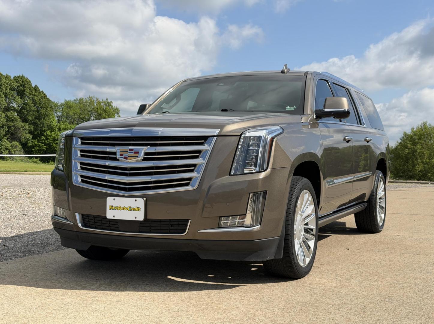 2016 BROWN /Brown Cadillac Escalade ESV Platinum 4WD (1GYS4KKJ9GR) with an 6.2L V8 engine, Automatic transmission, located at 2990 Old Orchard Rd., Jackson, MO, 63755, 37.354214, -89.612106 - 2016 Cadillac Escalade ESV Platinum 87xxx miles 4 Wheel Drive 6.2L V8 Automatic Leather 3rd Row Rear Entertainment Navigation Power/Heated/Cooled Seats Heated Rear Seats Heated Steering Wheel Backup Camera Sunroof Bluetooth Power Running Boards Remote Start Cruise Power Windows/Loc - Photo#14
