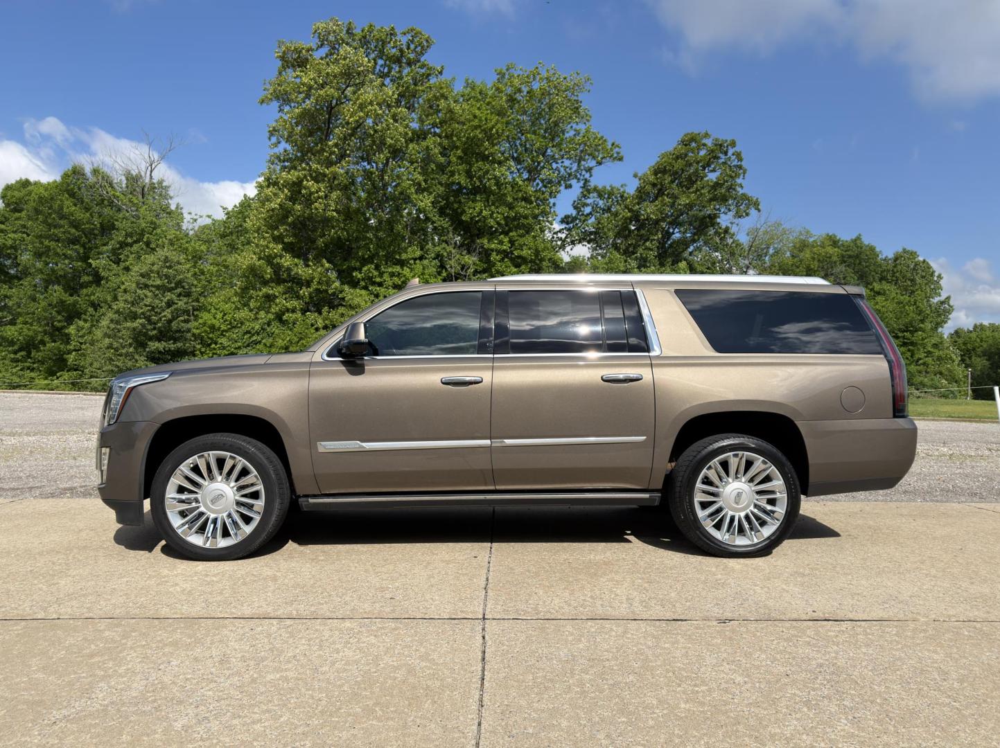 2016 BROWN /Brown Cadillac Escalade ESV Platinum 4WD (1GYS4KKJ9GR) with an 6.2L V8 engine, Automatic transmission, located at 2990 Old Orchard Rd., Jackson, MO, 63755, 37.354214, -89.612106 - 2016 Cadillac Escalade ESV Platinum 87xxx miles 4 Wheel Drive 6.2L V8 Automatic Leather 3rd Row Rear Entertainment Navigation Power/Heated/Cooled Seats Heated Rear Seats Heated Steering Wheel Backup Camera Sunroof Bluetooth Power Running Boards Remote Start Cruise Power Windows/Loc - Photo#15