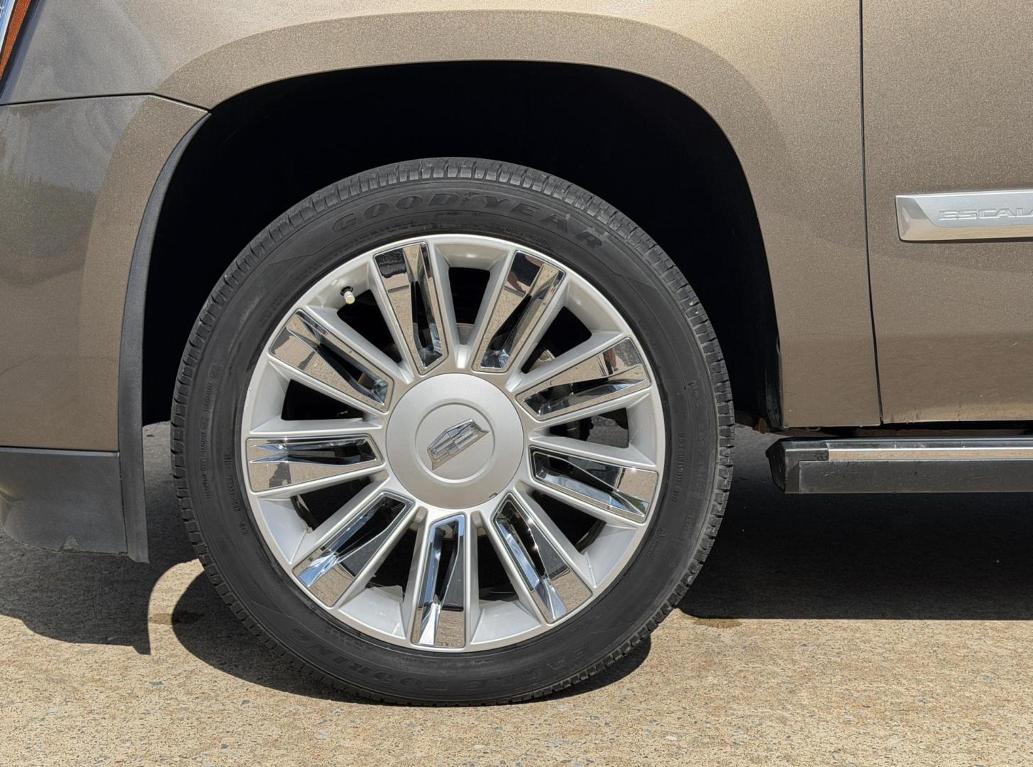 2016 BROWN /Brown Cadillac Escalade ESV Platinum 4WD (1GYS4KKJ9GR) with an 6.2L V8 engine, Automatic transmission, located at 2990 Old Orchard Rd., Jackson, MO, 63755, 37.354214, -89.612106 - 2016 Cadillac Escalade ESV Platinum 87xxx miles 4 Wheel Drive 6.2L V8 Automatic Leather 3rd Row Rear Entertainment Navigation Power/Heated/Cooled Seats Heated Rear Seats Heated Steering Wheel Backup Camera Sunroof Bluetooth Power Running Boards Remote Start Cruise Power Windows/Loc - Photo#49
