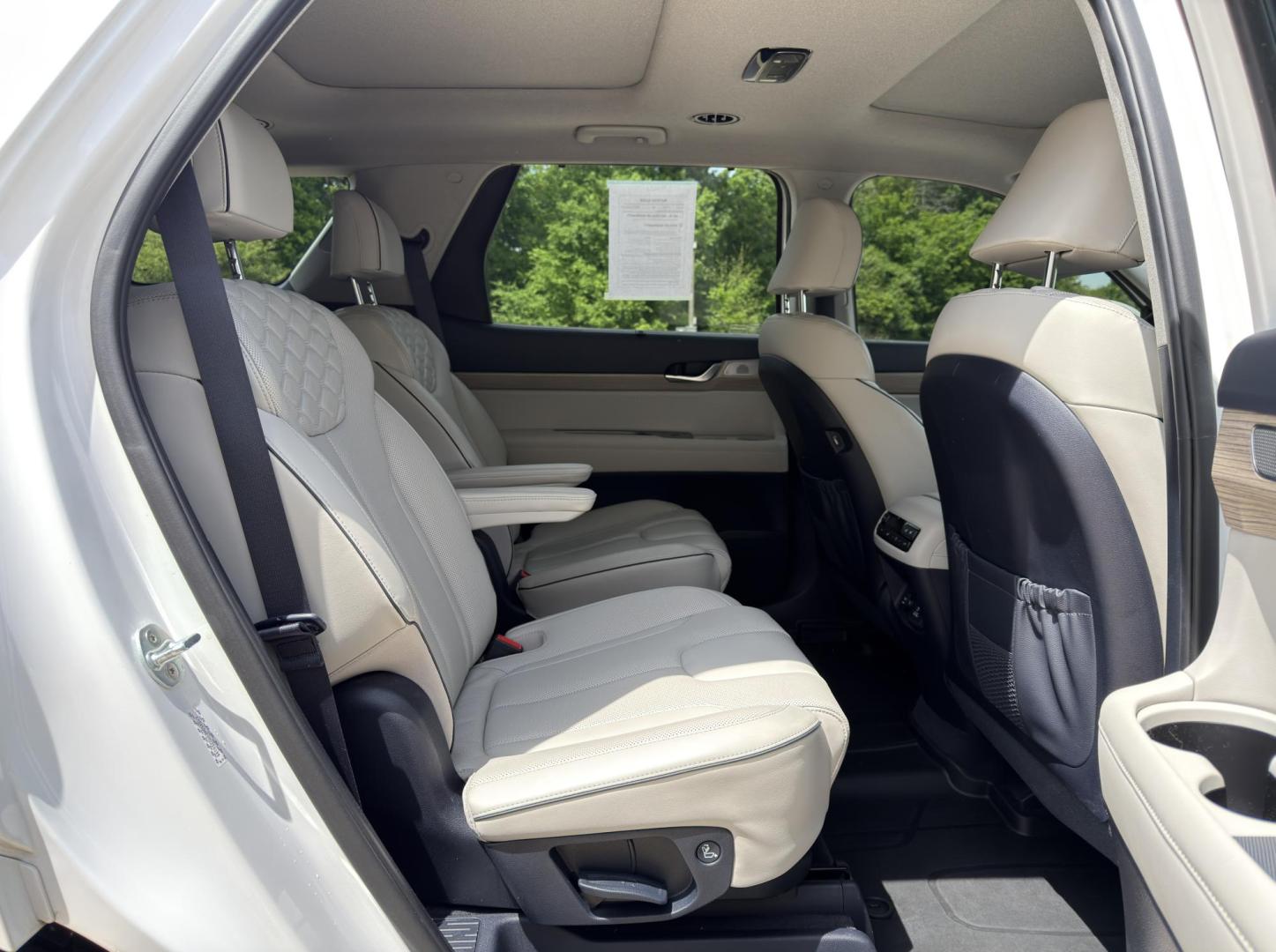 2021 WHITE /Tan Hyundai Palisade Limited AWD (KM8R5DHE1MU) with an 3.8L V6 engine, Automatic transmission, located at 2990 Old Orchard Rd., Jackson, MO, 63755, 37.354214, -89.612106 - 2021 Hyundai Palisade Limited 1-Owner 71xxx miles All Wheel Drive 3.8L V6 Automatic Leather 3rd Row Navigation Power/Heated/Cooled Seats Heated/Cooled Rear Seats Heated Steering Wheel Backup Camera Sunroof Bluetooth Remote Start Cruise Power Windows/Locks/Mirrors We have financing - Photo#22