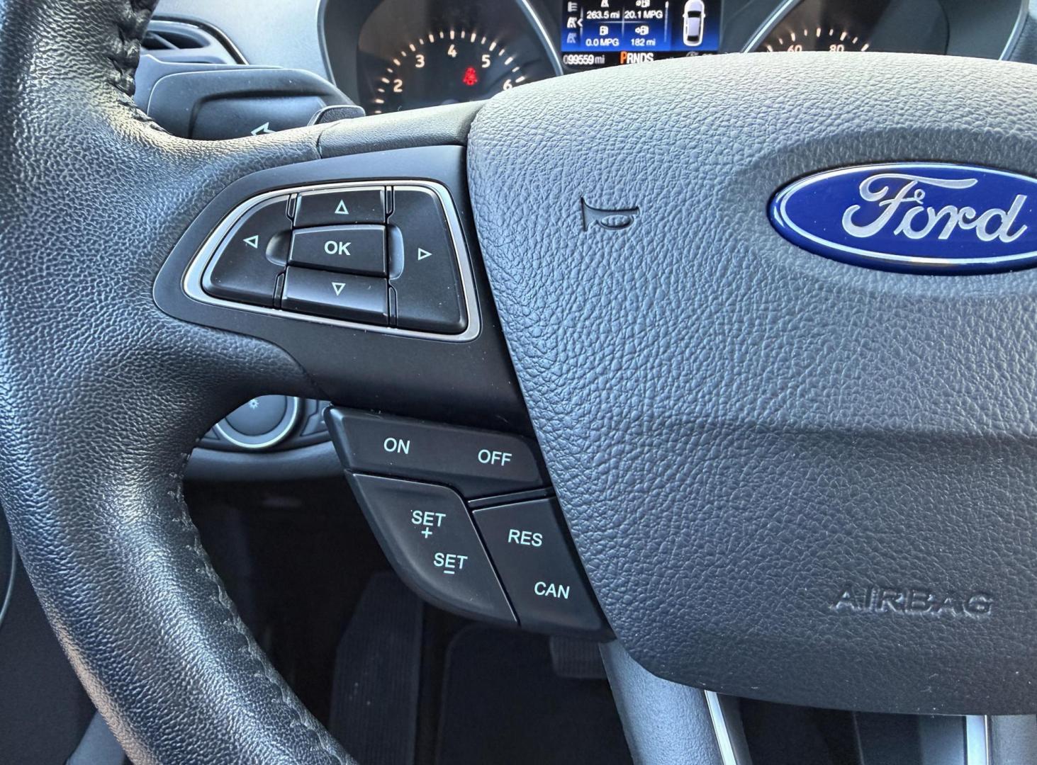 2017 BLACK /Black Ford Escape Titanium 4WD (1FMCU9J91HU) with an 2.0L 4 Cyl. engine, Automatic transmission, located at 2990 Old Orchard Rd., Jackson, MO, 63755, 37.354214, -89.612106 - 2017 Ford Escape Titanium 99xxx miles 4 Wheel Drive 2.0L 4 Cyl. Automatic Leather Backup Camera Power/Heated Seats Sunroof Bluetooth Remote Start Cruise Power Windows/Locks/Mirrors We have financing available and we accept trades! Fill out a credit application on our website or come by - Photo#25