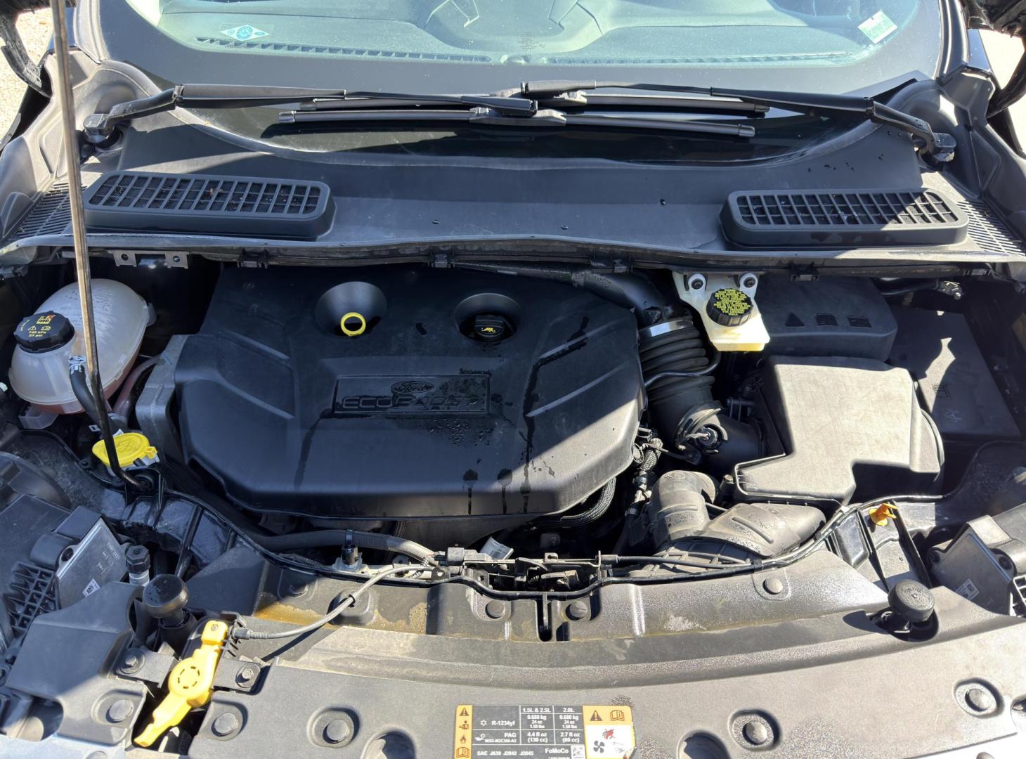 2017 BLACK /Black Ford Escape Titanium 4WD (1FMCU9J91HU) with an 2.0L 4 Cyl. engine, Automatic transmission, located at 2990 Old Orchard Rd., Jackson, MO, 63755, 37.354214, -89.612106 - 2017 Ford Escape Titanium 99xxx miles 4 Wheel Drive 2.0L 4 Cyl. Automatic Leather Backup Camera Power/Heated Seats Sunroof Bluetooth Remote Start Cruise Power Windows/Locks/Mirrors We have financing available and we accept trades! Fill out a credit application on our website or come by - Photo#40