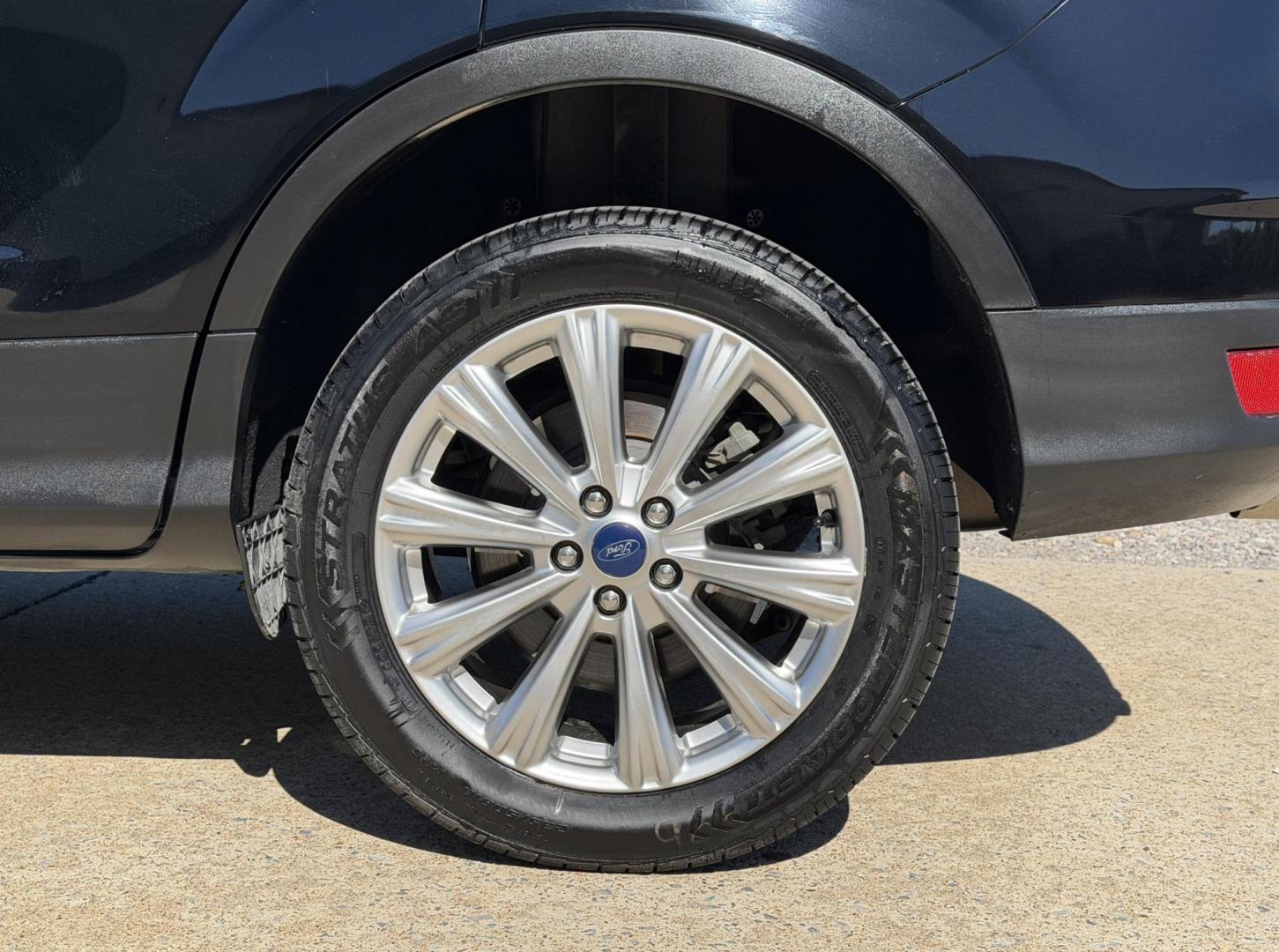 2017 BLACK /Black Ford Escape Titanium 4WD (1FMCU9J91HU) with an 2.0L 4 Cyl. engine, Automatic transmission, located at 2990 Old Orchard Rd., Jackson, MO, 63755, 37.354214, -89.612106 - 2017 Ford Escape Titanium 99xxx miles 4 Wheel Drive 2.0L 4 Cyl. Automatic Leather Backup Camera Power/Heated Seats Sunroof Bluetooth Remote Start Cruise Power Windows/Locks/Mirrors We have financing available and we accept trades! Fill out a credit application on our website or come by - Photo#43