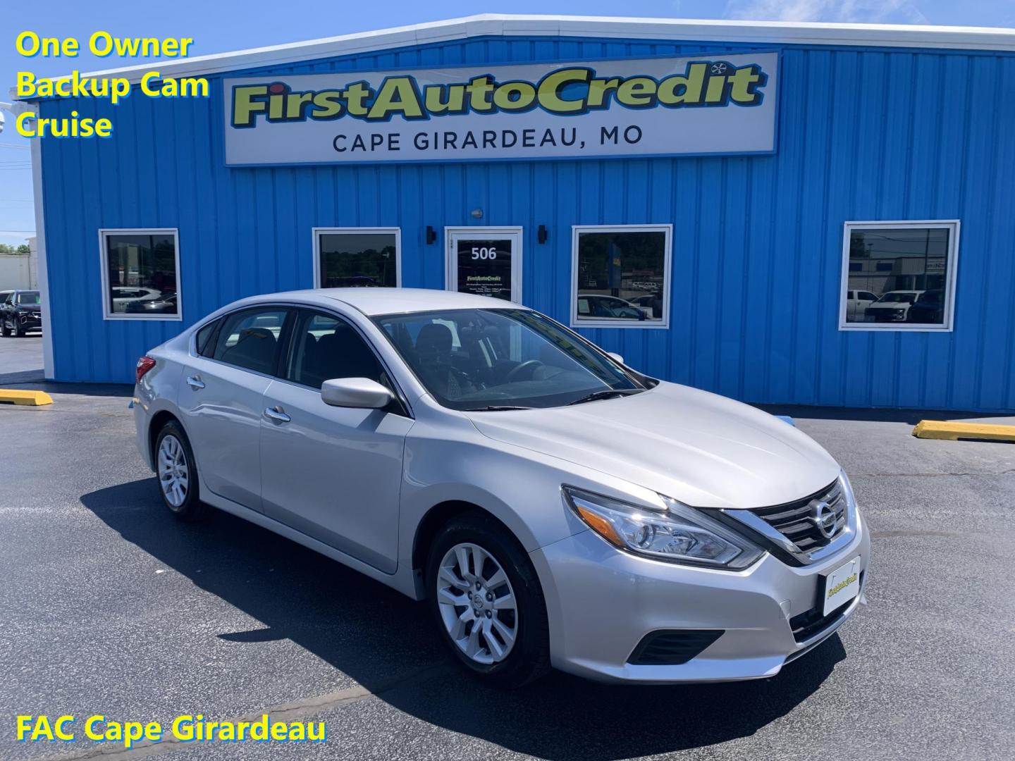 2016 SILVER /BLACK Nissan Altima 2.5 SL (1N4AL3AP9GN) with an 2.5L L4 DOHC 16V engine, Automatic transmission, located at 506 S. Kingshighway, Cape Girardeau, MO, 63703, (573) 235-5000, 37.294991, -89.553635 - 2016 Nissan Altima 2.5 SL 119,xxx miles One Owner Front Wheel Drive Cruise Backup Cam Power Windows/Locks/Mirrors We have financing available and we accept trades! Fill out a credit application on our website or come by today! If you have any questions, give us a call at (573) 235-5000 o - Photo#0