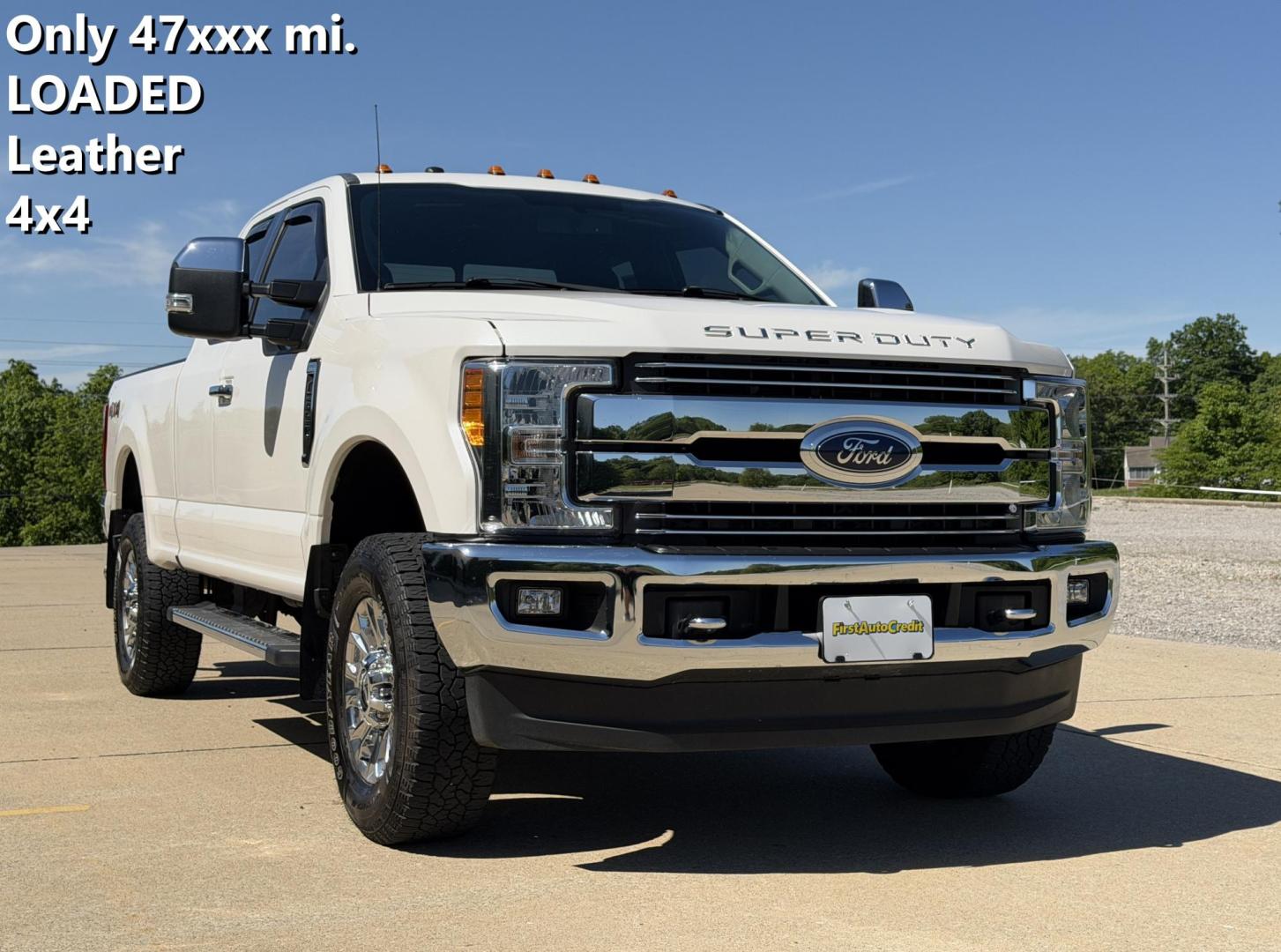 2017 WHITE /Black Ford F-250 SD Lariat SuperCab Long Bed 4WD (1FT7X2B62HE) with an 6.2L V8 engine, Automatic transmission, located at 2990 Old Orchard Rd., Jackson, MO, 63755, 37.354214, -89.612106 - 2017 Ford F-250 Super Duty Lariat 47xxx miles 4x4 6.2L V8 Automatic Leather Navigation Power/Heated/Cooled Seats Backup Camera Sunroof Bluetooth Remote Start Cruise Power Windows/Locks/Mirrors We have financing available and we accept trades! Fill out a credit application on our websit - Photo#0