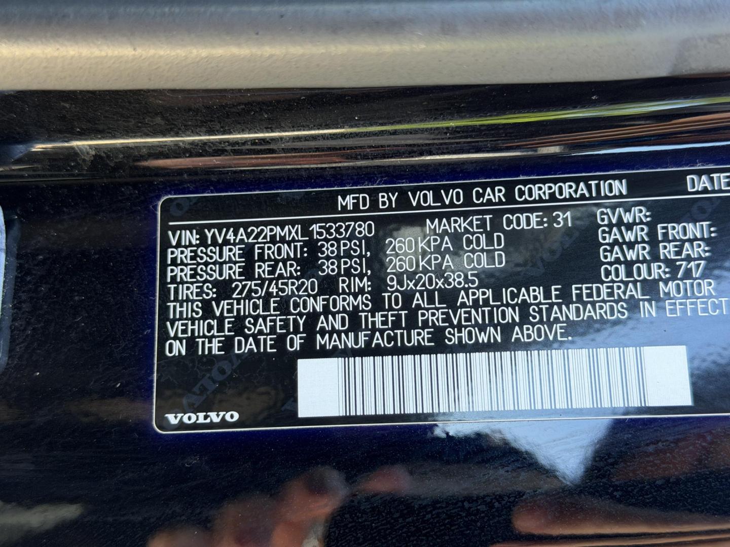 2020 BLACK /Black Volvo XC90 T6 R-Design AWD (YV4A22PMXL1) with an 2.0L 4 Cyl. engine, Automatic transmission, located at 2990 Old Orchard Rd., Jackson, MO, 63755, 37.354214, -89.612106 - 2020 Volvo XC90 T6 R-Design 70xxx miles All Wheel Drive 2.0L 4 Cyl. Automatic Leather 3rd Row Navigation Power/Heated Seats Heated Rear Seats Heated Steering Wheel Backup Camera Sunroof Bluetooth Heads Up Display Cruise Power Windows/Locks/Mirrors We have financing available and we - Photo#55