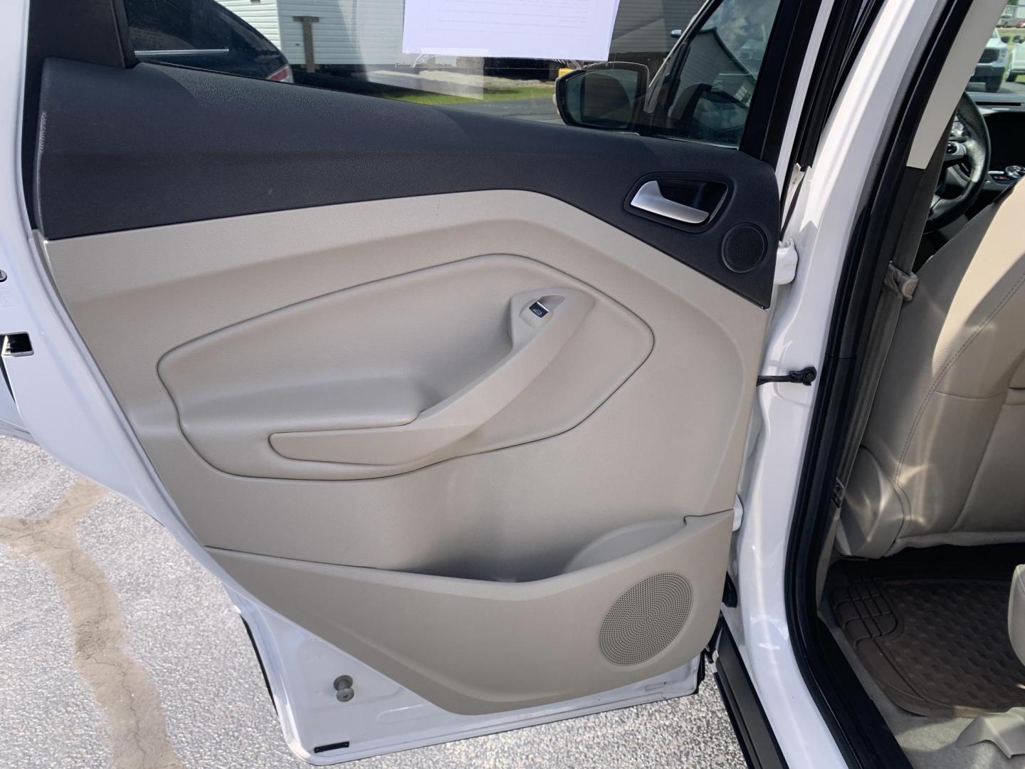 2014 WHITE /TAN Ford Escape Titanium 4WD (1FMCU9J92EU) with an 2.0L L4 DOHC 16V engine, Automatic transmission, located at 506 S. Kingshighway, Cape Girardeau, MO, 63703, (573) 235-5000, 37.294991, -89.553635 - 2014 Ford Escape Titanium 4WD 115,xxx miles Heated Seats Power Seat Sunroof 4WD Backup Cam Leather Keyless Entry Remote Start Power Windows/Locks/Mirrors We have financing available and we accept trades! Fill out a credit application on our website or come by today! If you have any q - Photo#16
