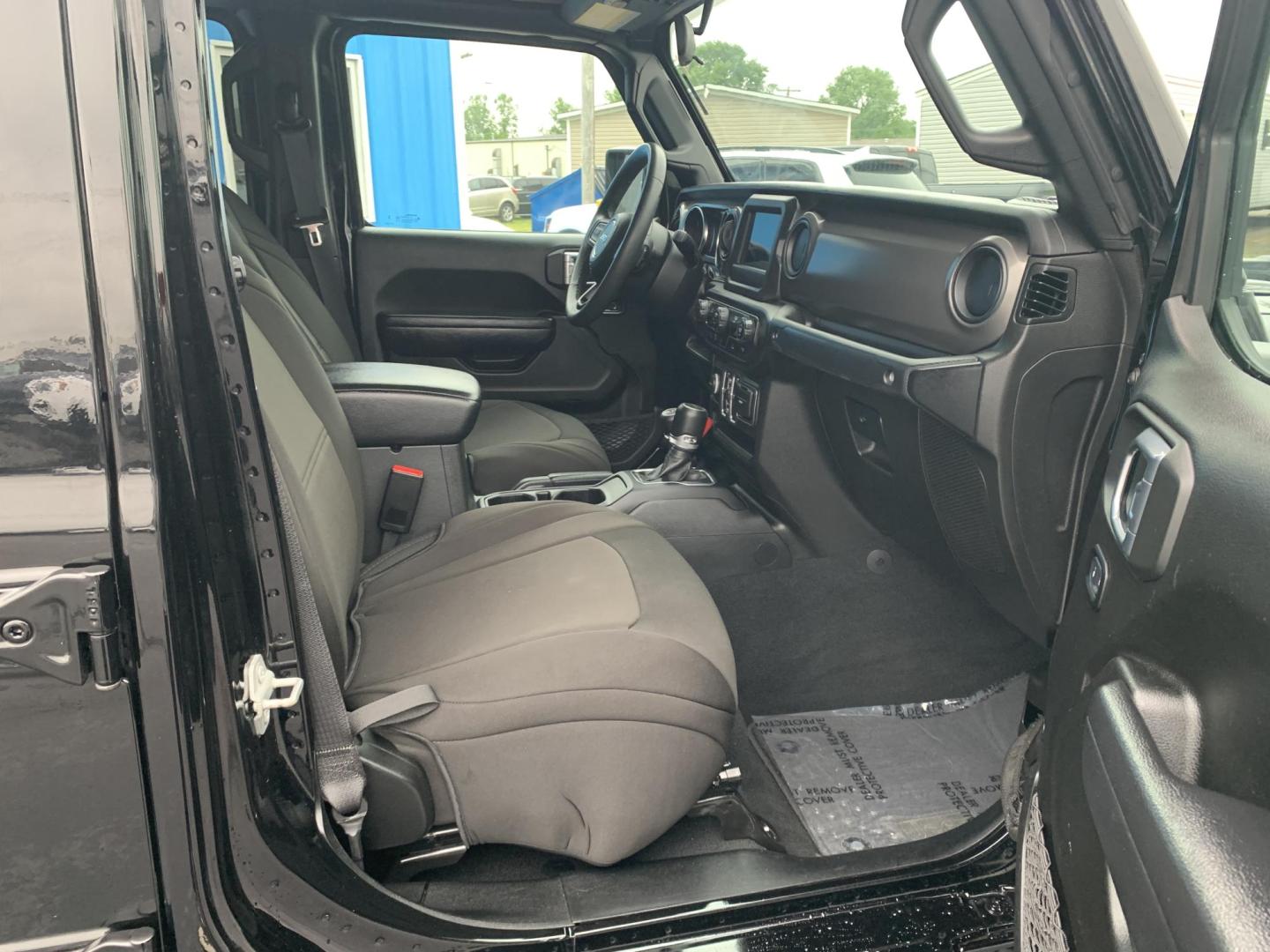 2023 BLACK /BLACK Jeep Gladiator Sport (1C6HJTAG5PL) with an 3.6L V6 DOHC 24V engine, Automatic transmission, located at 506 S. Kingshighway, Cape Girardeau, MO, 63703, (573) 235-5000, 37.294991, -89.553635 - 2023 Jeep Gladiator Sport 63,xxx miles Power Windows Removable Hardtop Cruise Bluetooth Power Mirros Backup Cam Keyless Entry Remote Start We have financing available and we accept trades! Fill out a credit application on our website or come by today! If you have any questions, give us - Photo#11