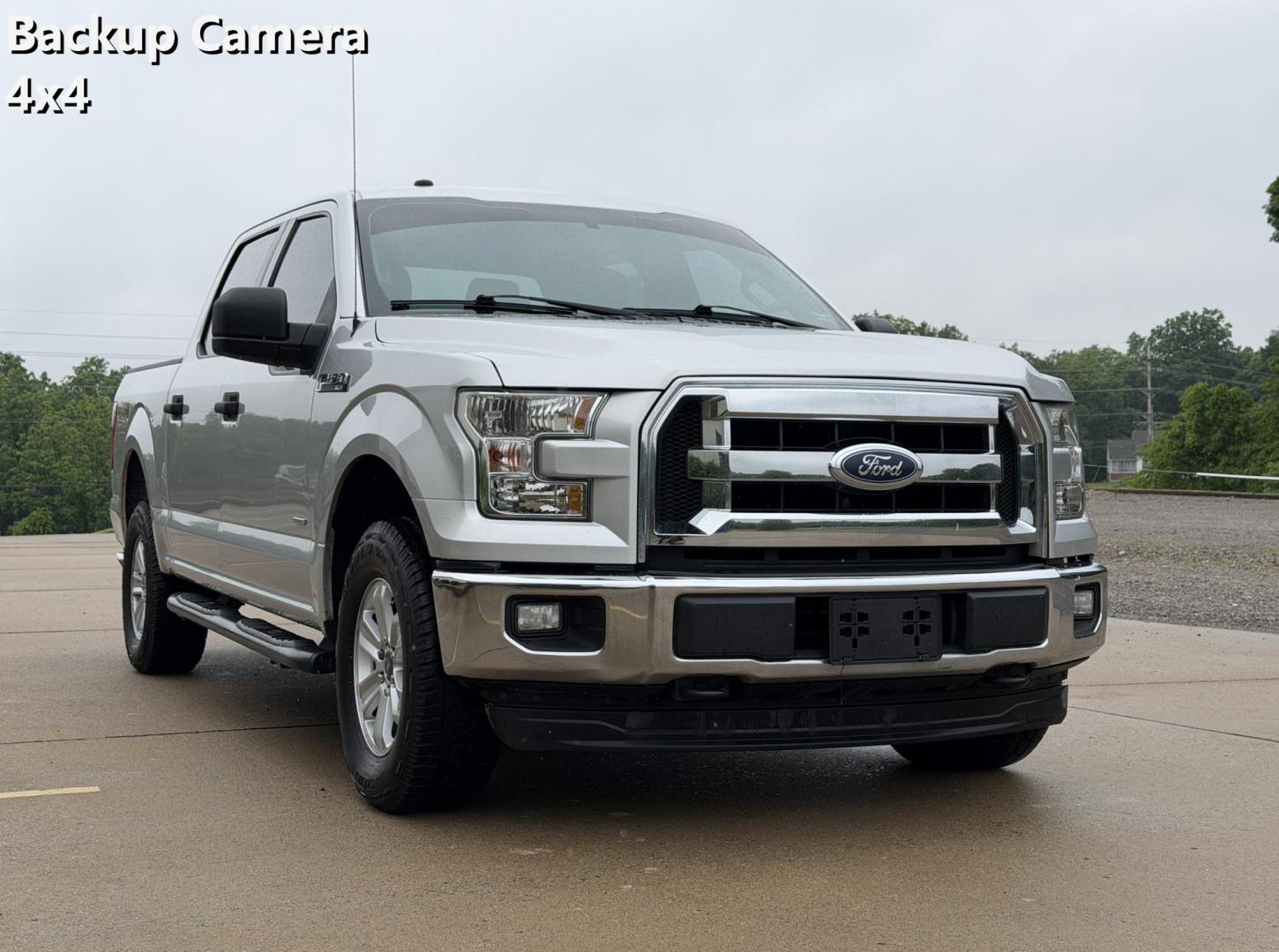 2017 SILVER /Gray Ford F-150 XLT SuperCrew 6.5-ft. Bed 4WD (1FTEW1EG5HF) with an 3.5L V6 TURBO engine, Automatic transmission, located at 2990 Old Orchard Rd., Jackson, MO, 63755, 37.354214, -89.612106 - 2017 Ford F-150 XLT 118xxx miles 4x4 3.5L V6 Automatic Backup Camera Bluetooth Remote Start Cruise Power Windows/Locks/Mirrors We have financing available and we accept trades! Fill out a credit application on our website or come by today! If you have any questions, give us a call at (573 - Photo#0