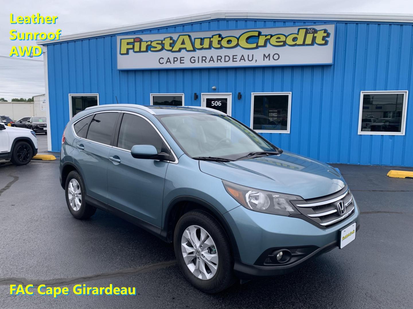 2014 GREEN /TAN Honda CR-V EX-L 4WD (2HKRM4H75EH) with an 2.4L L4 DOHC 16V engine, 5-Speed Automatic transmission, located at 506 S. Kingshighway, Cape Girardeau, MO, 63703, (573) 235-5000, 37.294991, -89.553635 - 2014 Honda CR-V EX-L AWD 76,xxx miles Heated Seats Sunroof Power Seat All Wheel Drive Keyless Entry Power Windows/Locks/Mirrors We have financing available and we accept trades! Fill out a credit application on our website or come by today! If you have any questions, give us a call at (57 - Photo#0