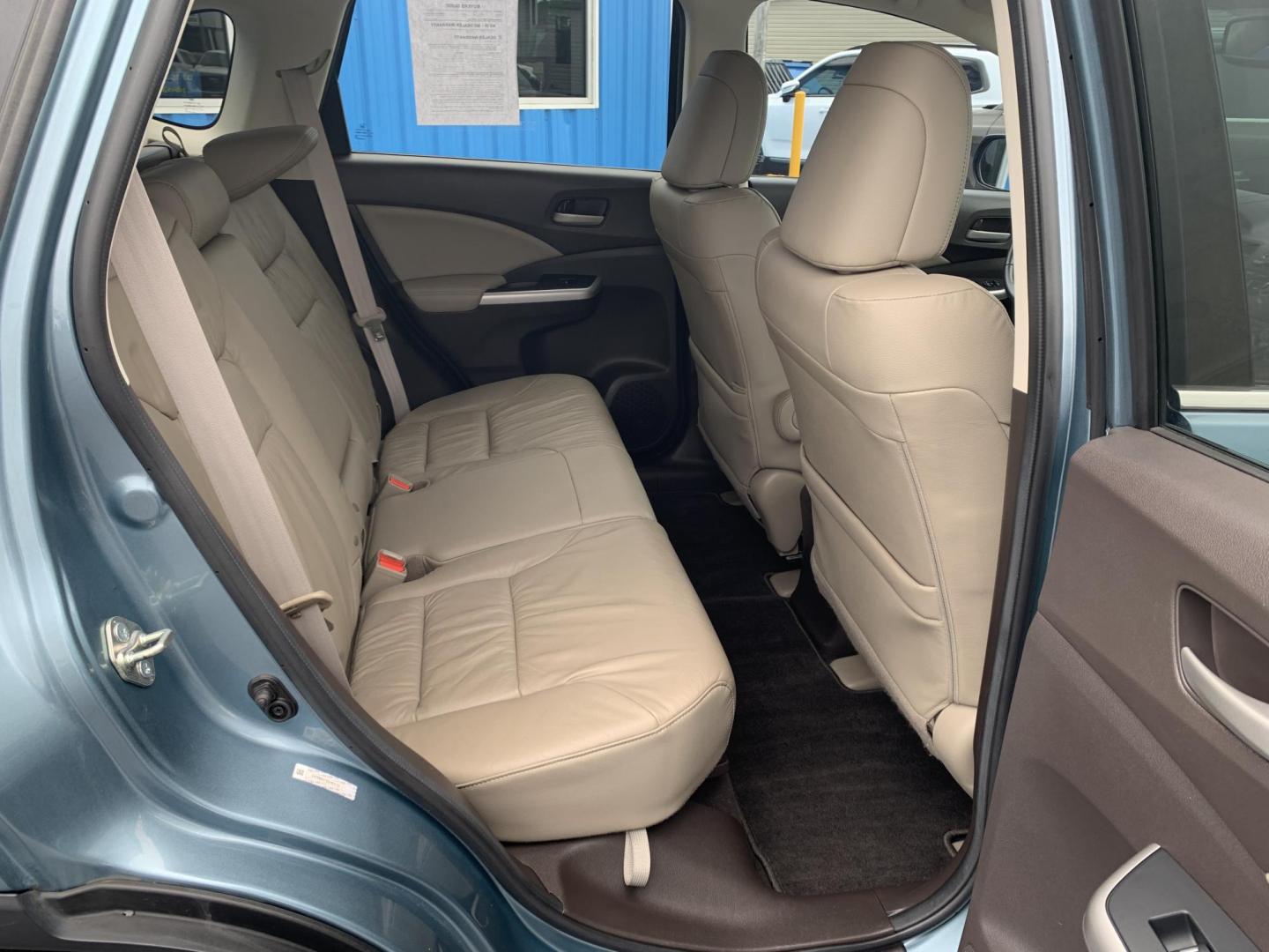 2014 GREEN /TAN Honda CR-V EX-L 4WD (2HKRM4H75EH) with an 2.4L L4 DOHC 16V engine, 5-Speed Automatic transmission, located at 506 S. Kingshighway, Cape Girardeau, MO, 63703, (573) 235-5000, 37.294991, -89.553635 - 2014 Honda CR-V EX-L AWD 76,xxx miles Heated Seats Sunroof Power Seat All Wheel Drive Keyless Entry Power Windows/Locks/Mirrors We have financing available and we accept trades! Fill out a credit application on our website or come by today! If you have any questions, give us a call at (57 - Photo#12
