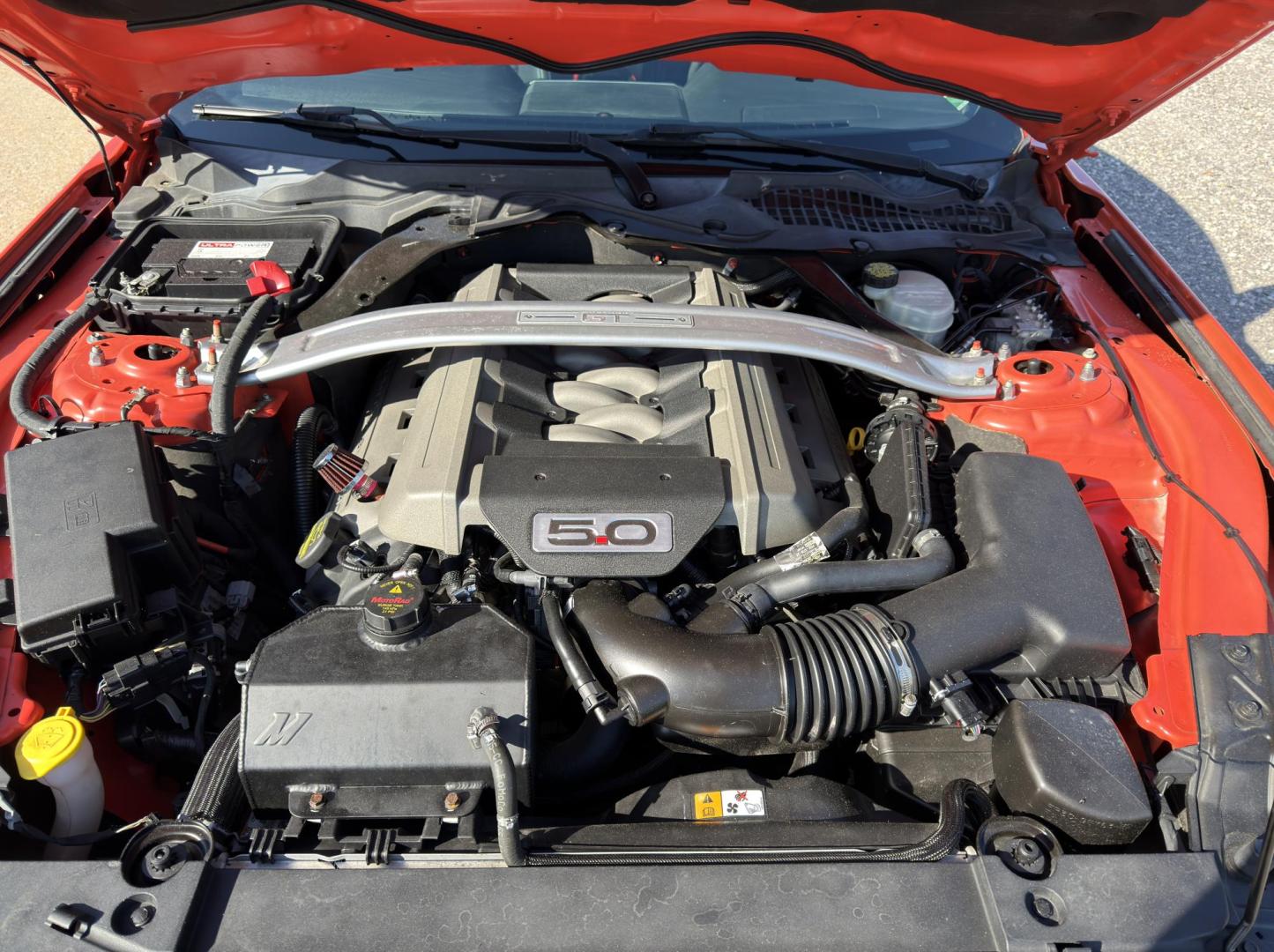 2015 Orange /Black Ford Mustang GT Coupe (1FA6P8CF1F5) with an 5.0L V8 engine, Manual transmission, located at 2990 Old Orchard Rd., Jackson, MO, 63755, 37.354214, -89.612106 - 2015 Ford Mustang GT 82xxx miles Rear Wheel Drive 5.0L V8 6-Speed Manual Leather Power/Heated/Cooled Seats Backup Camera Bluetooth Remote Start Cruise Power Windows/Locks/Mirrors We have financing available and we accept trades! Fill out a credit application on our website or come by tod - Photo#31