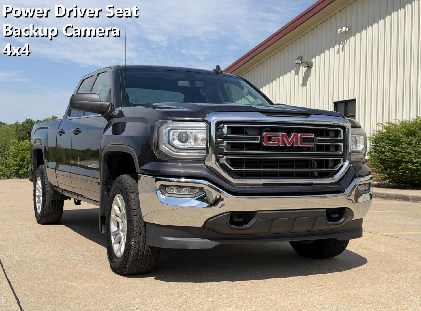 2016 GRAY /Black GMC Sierra 1500 SLE Double Cab 4WD (1GTV2MEC6GZ) with an 5.3L V8 engine, Automatic transmission, located at 2990 Old Orchard Rd., Jackson, MO, 63755, 37.354214, -89.612106 - 2016 GMC Sierra 1500 SLE 97xxx miles 4x4 5.3L V8 Automatic Backup Camera Power Driver Seat Bluetooth Remote Start Cruise Power Windows/Locks/Mirrors We have financing available and we accept trades! Fill out a credit application on our website or come by today! If you have any questions, - Photo#0