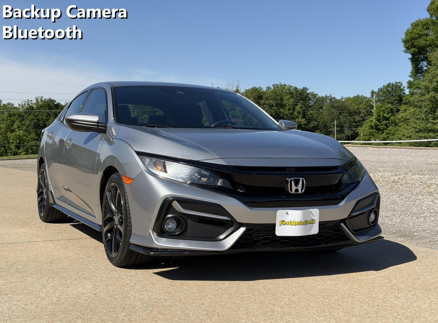 2021 SILVER /Black Honda Civic Sport Hatchback CVT (SHHFK7H49MU) with an 1.5L 4 Cyl. engine, CVT transmission, located at 2990 Old Orchard Rd., Jackson, MO, 63755, 37.354214, -89.612106 - 2021 Honda Civic Sport 86xxx miles Front Wheel Drive 1.5L 4 Cyl. Automatic Backup Camera Bluetooth Remote Start Cruise Power Windows/Locks/Mirrors We have financing available and we accept trades! Fill out a credit application on our website or come by today! If you have any questions, gi - Photo#0