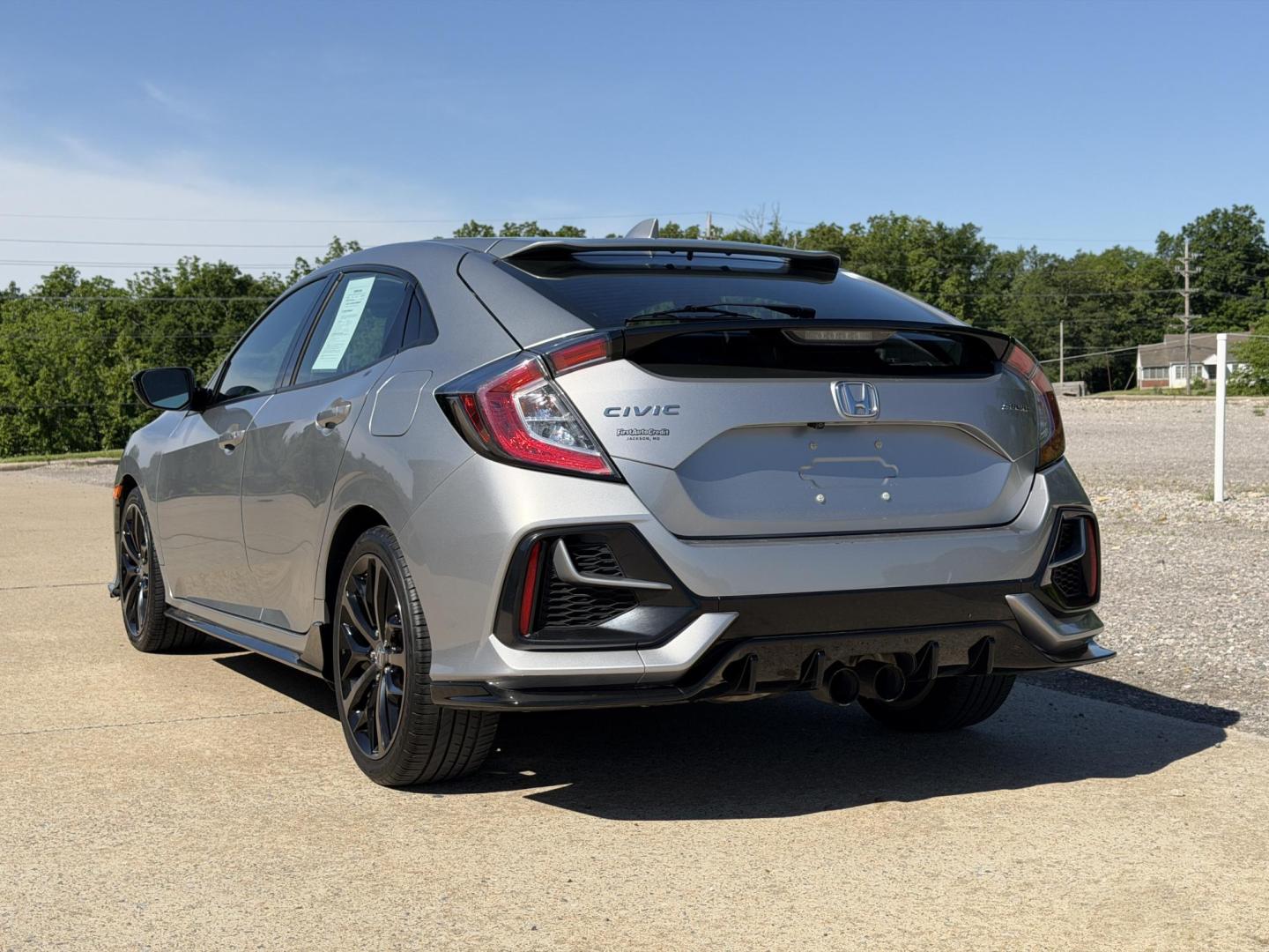 2021 SILVER /Black Honda Civic Sport Hatchback CVT (SHHFK7H49MU) with an 1.5L 4 Cyl. engine, CVT transmission, located at 2990 Old Orchard Rd., Jackson, MO, 63755, 37.354214, -89.612106 - 2021 Honda Civic Sport 86xxx miles Front Wheel Drive 1.5L 4 Cyl. Automatic Backup Camera Bluetooth Remote Start Cruise Power Windows/Locks/Mirrors We have financing available and we accept trades! Fill out a credit application on our website or come by today! If you have any questions, gi - Photo#8
