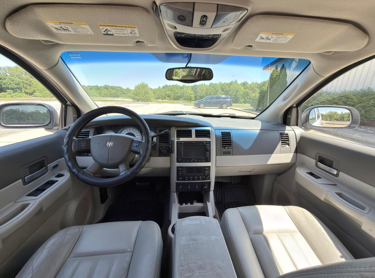 2005 WHITE /Gray Dodge Durango Limited 4WD (1D8HB58D55F) with an 5.7L V8 engine, Automatic transmission, located at 2990 Old Orchard Rd., Jackson, MO, 63755, 37.354214, -89.612106 - 2005 Dodge Durango Limited 196xxx miles 4 Wheel Drive 5.7L V8 HEMI Automatic Leather 3rd Row Rear Entertainment Navigation Power/Heated Seats Sunroof Cruise Power Windows/Locks/Mirrors We have financing available and we accept trades! Fill out a credit application on our website or come - Photo#24