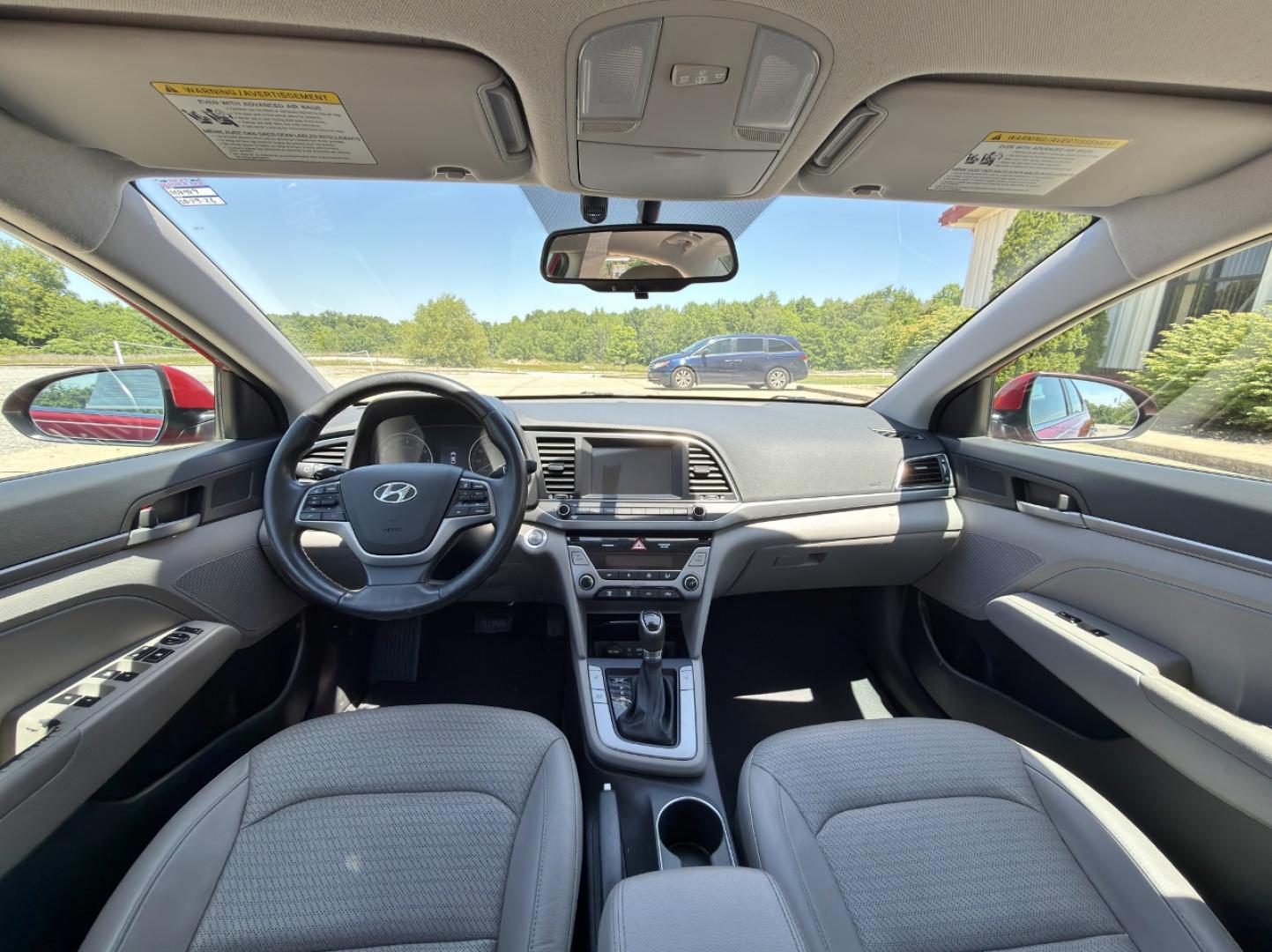 2017 RED /Gray Hyundai Elantra Limited (KMHD84LF6HU) with an 1.8L 4 Cyl. engine, Automatic transmission, located at 2990 Old Orchard Rd., Jackson, MO, 63755, 37.354214, -89.612106 - 2017 Hyundai Elantra Limited 1-Owner 104xxx miles Front Wheel Drive 2.0L 4 Cyl. Automatic Leather Backup Camera Power Driver Seat Heated Seats Bluetooth Cruise Power Windows/Locks/Mirrors We have financing available and we accept trades! Fill out a credit application on our website or c - Photo#20