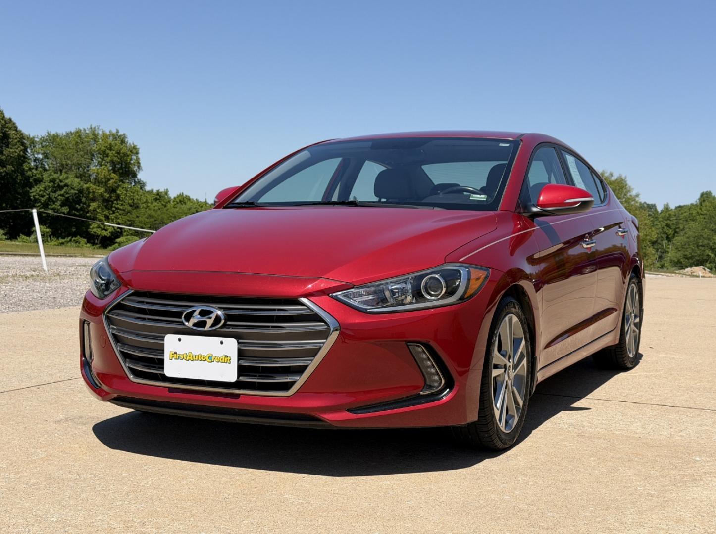 2017 RED /Gray Hyundai Elantra Limited (KMHD84LF6HU) with an 1.8L 4 Cyl. engine, Automatic transmission, located at 2990 Old Orchard Rd., Jackson, MO, 63755, 37.354214, -89.612106 - 2017 Hyundai Elantra Limited 1-Owner 104xxx miles Front Wheel Drive 2.0L 4 Cyl. Automatic Leather Backup Camera Power Driver Seat Heated Seats Bluetooth Cruise Power Windows/Locks/Mirrors We have financing available and we accept trades! Fill out a credit application on our website or c - Photo#5