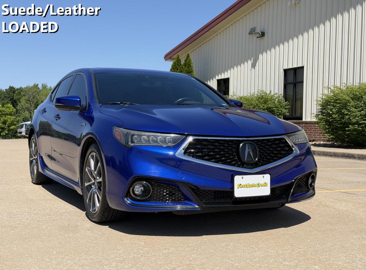 2019 BLUE /Black Acura TLX A-Spec 2.4L (19UUB1F68KA) with an 2.4L 4 Cyl. engine, Automatic transmission, located at 2990 Old Orchard Rd., Jackson, MO, 63755, 37.354214, -89.612106 - 2019 Acura TLX A-Spec 90xxx miles Front Wheel Drive 2.4L 4 Cyl. Automatic Navigation Power/Heated/Cooled Seats Backup Camera Sunroof Bluetooth Remote Start Cruise Power Windows/Locks/Mirrors We have financing available and we accept trades! Fill out a credit application on our website o - Photo#0