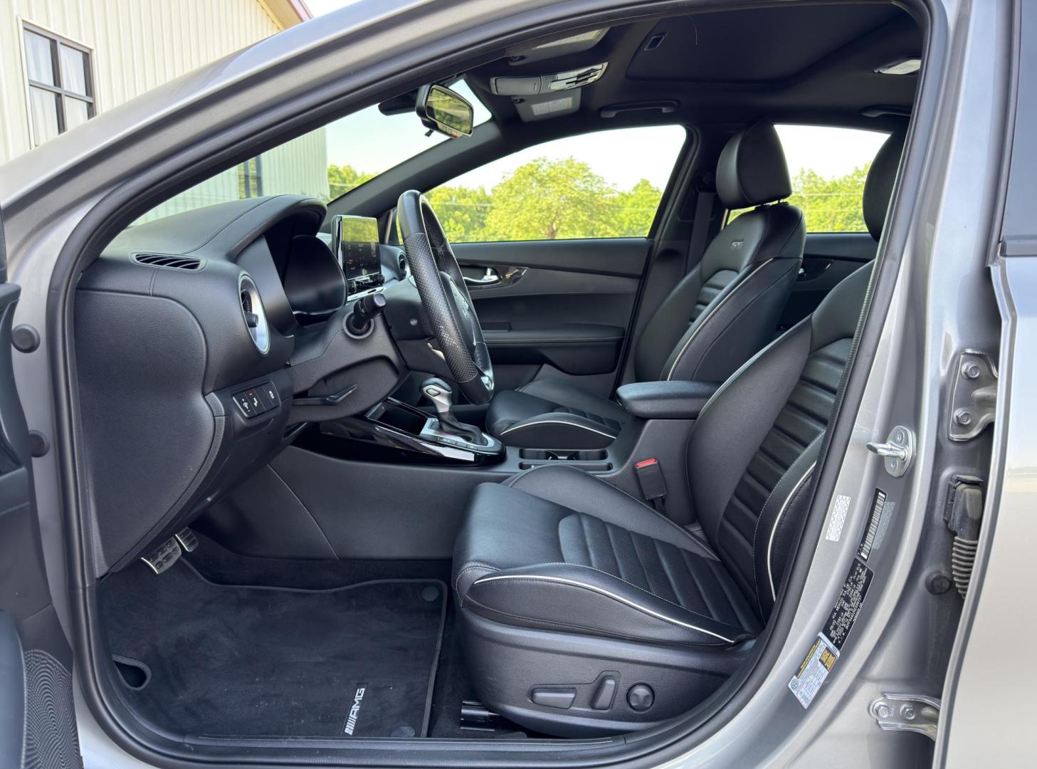 2024 GRAY /Black Kia Forte GT Line (3KPF54AD2RE) with an 2.0L 4 Cyl. engine, CVT transmission, located at 2990 Old Orchard Rd., Jackson, MO, 63755, 37.354214, -89.612106 - 2024 Kia Forte GT Line 1-Owner 41xxx miles Front Wheel Drive 2L 4 Cyl. Automatic Leather Navigation Power/Heated/Cooled Seats Backup Camera Sunroof Bluetooth Cruise Power Windows/Locks/Mirrors We have financing available and we accept trades! Fill out a credit application on our websit - Photo#15