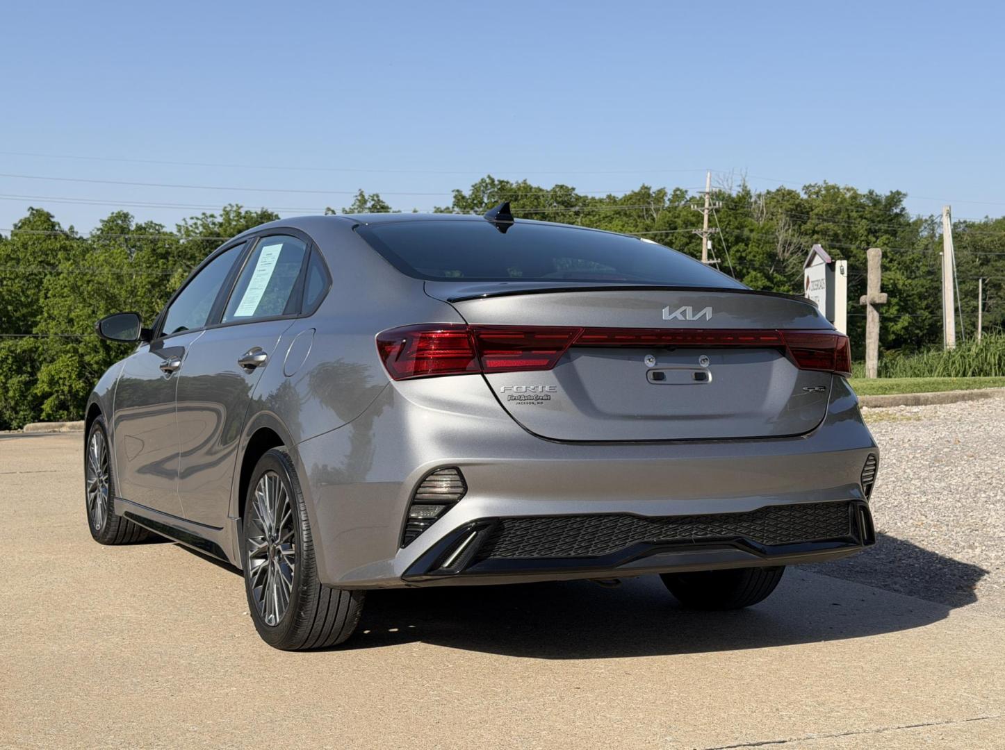 2024 GRAY /Black Kia Forte GT Line (3KPF54AD2RE) with an 2.0L 4 Cyl. engine, CVT transmission, located at 2990 Old Orchard Rd., Jackson, MO, 63755, 37.354214, -89.612106 - 2024 Kia Forte GT Line 1-Owner 41xxx miles Front Wheel Drive 2L 4 Cyl. Automatic Leather Navigation Power/Heated/Cooled Seats Backup Camera Sunroof Bluetooth Cruise Power Windows/Locks/Mirrors We have financing available and we accept trades! Fill out a credit application on our websit - Photo#11