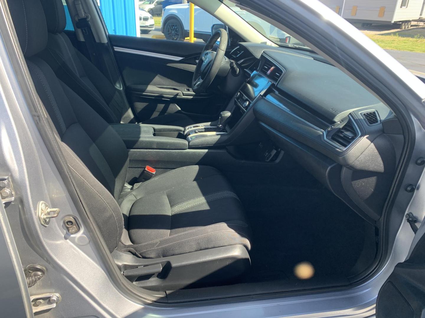 2018 SILVER /GRAY Honda Civic EX Sedan (19XFC2F72JE) with an 2.0L L4 DOHC 16V engine, Automatic transmission, located at 506 S. Kingshighway, Cape Girardeau, MO, 63703, (573) 235-5000, 37.294991, -89.553635 - Alarm System Bluetooth Cloth Seats Cruise Control Power Outlet Power Windows/Locks/Mirrors Keyless Entry Push-Button Engine Start Rear Window Defroster Remote Engine Start Steering Wheel Controls Tilt Steering Wheel USB Port We have financing available and we accept trades! Fill out a - Photo#12