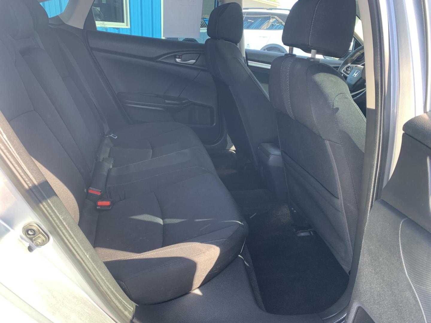 2018 SILVER /GRAY Honda Civic EX Sedan (19XFC2F72JE) with an 2.0L L4 DOHC 16V engine, Automatic transmission, located at 506 S. Kingshighway, Cape Girardeau, MO, 63703, (573) 235-5000, 37.294991, -89.553635 - Alarm System Bluetooth Cloth Seats Cruise Control Power Outlet Power Windows/Locks/Mirrors Keyless Entry Push-Button Engine Start Rear Window Defroster Remote Engine Start Steering Wheel Controls Tilt Steering Wheel USB Port We have financing available and we accept trades! Fill out a - Photo#14