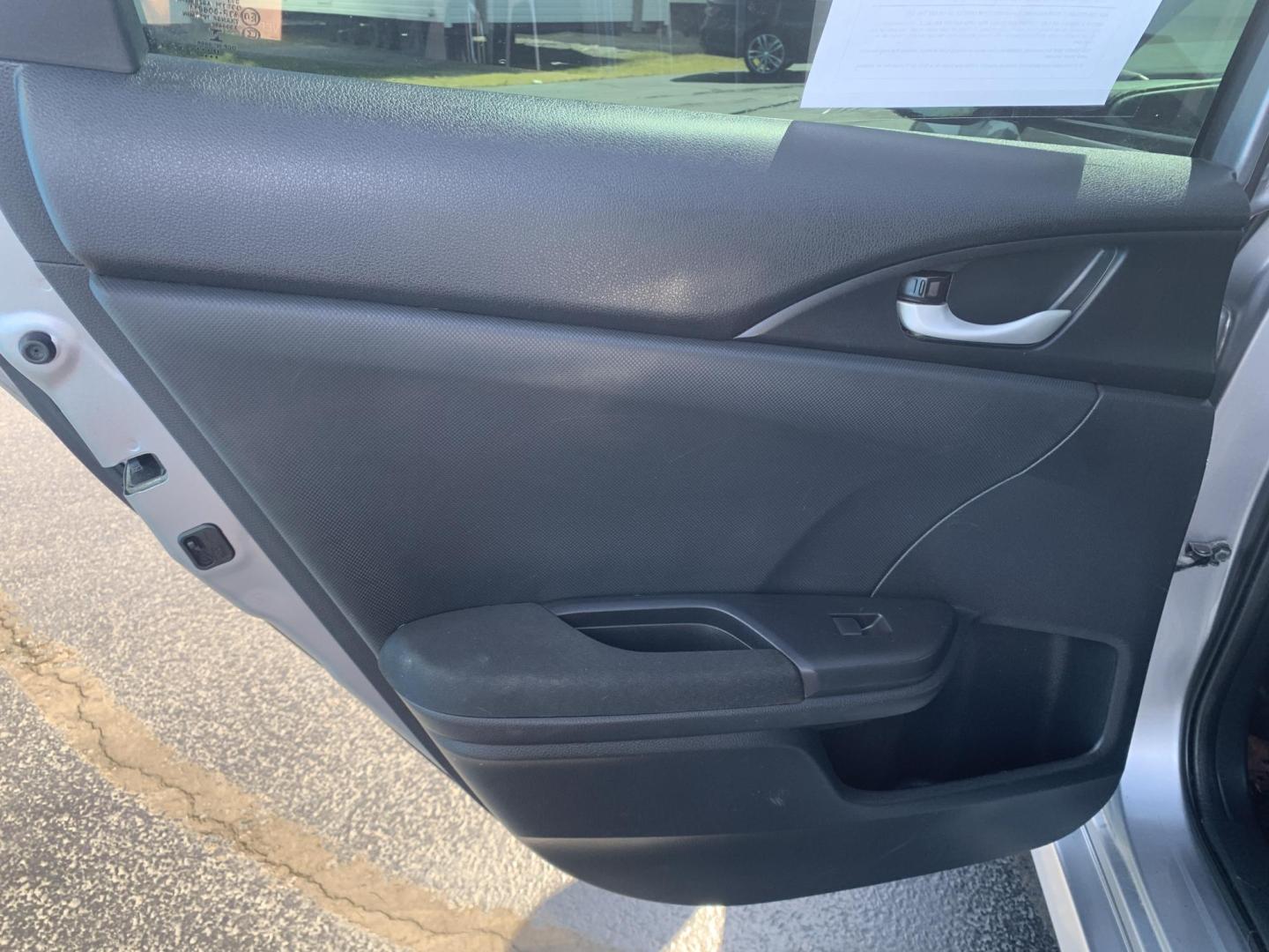 2018 SILVER /GRAY Honda Civic EX Sedan (19XFC2F72JE) with an 2.0L L4 DOHC 16V engine, Automatic transmission, located at 506 S. Kingshighway, Cape Girardeau, MO, 63703, (573) 235-5000, 37.294991, -89.553635 - Alarm System Bluetooth Cloth Seats Cruise Control Power Outlet Power Windows/Locks/Mirrors Keyless Entry Push-Button Engine Start Rear Window Defroster Remote Engine Start Steering Wheel Controls Tilt Steering Wheel USB Port We have financing available and we accept trades! Fill out a - Photo#16