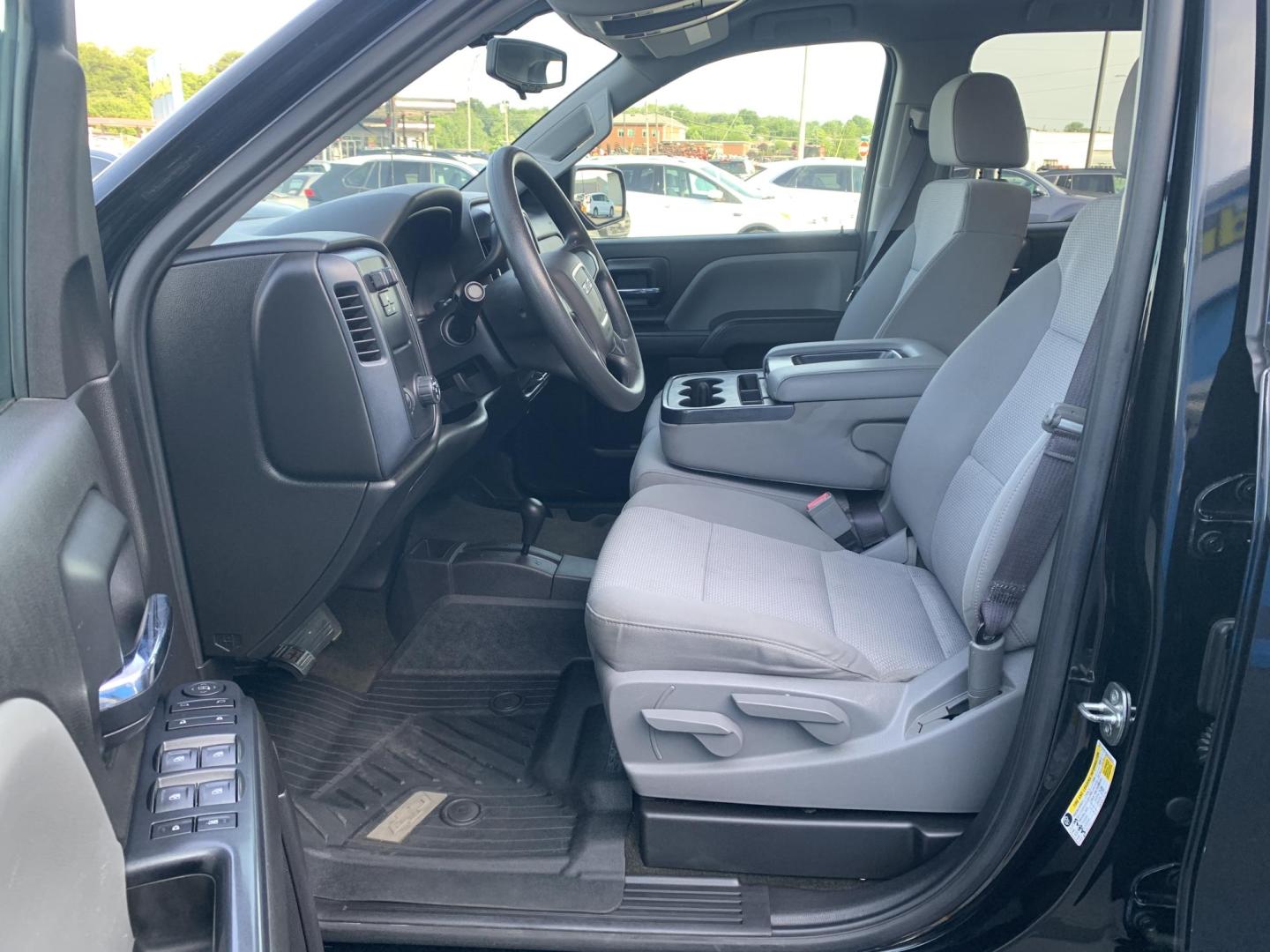 2017 BLACK /GRAY GMC Sierra 1500 Base Double Cab 4WD (1GTV2LEC5HZ) with an 5.3L V8 OHV 16V engine, Automatic transmission, located at 506 S. Kingshighway, Cape Girardeau, MO, 63703, (573) 235-5000, 37.294991, -89.553635 - 2017 GMC Sierra 1500 Base Double Cab 4WD 94,xxx miles Backup Cam Cruise Bluetooth 4 wheel drive Cloth Seats Seating for 6 We have financing available and we accept trades! Fill out a credit application on our website or come by today! If you have any questions, give us a call at (573) 235-5 - Photo#18